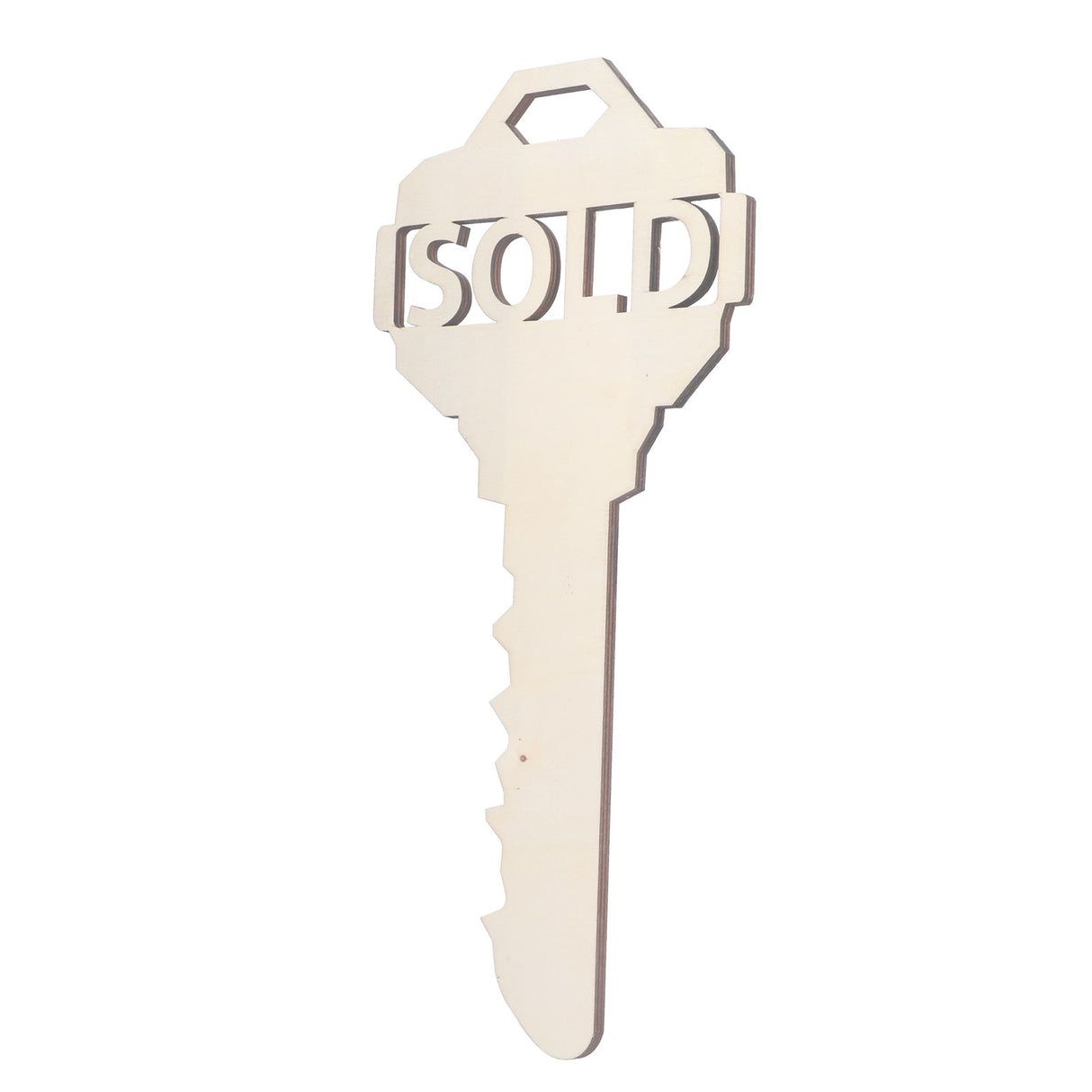 Chinese Style Wooden Key Shaped Pendant DIY Photo Props Window Decorations for Home Outdoor