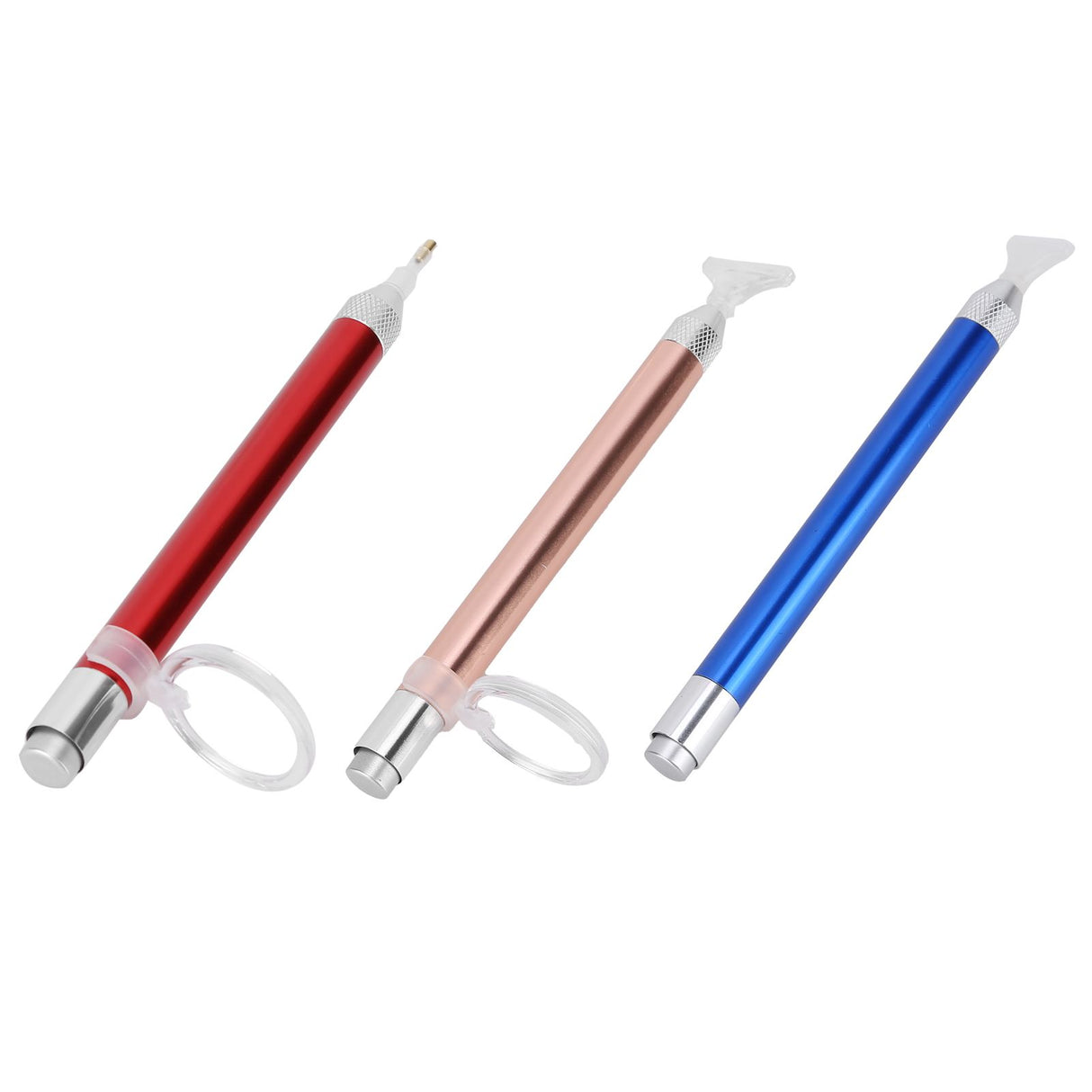 3Set Luminous Diamond Painting Pen with Magnifier for 5D DIY Diamond Art Cross Stitched Embroidery