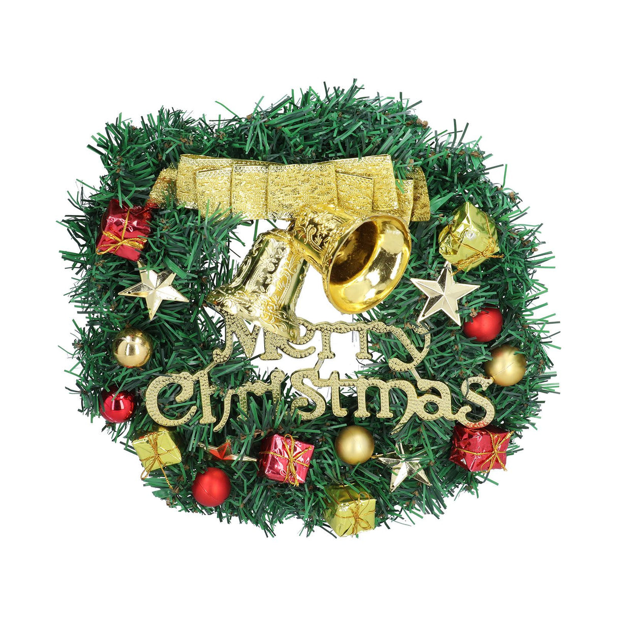 Christmas Wreath Outdoor Lighted Christmas Wreath for Holiday Xmas Party Decorations