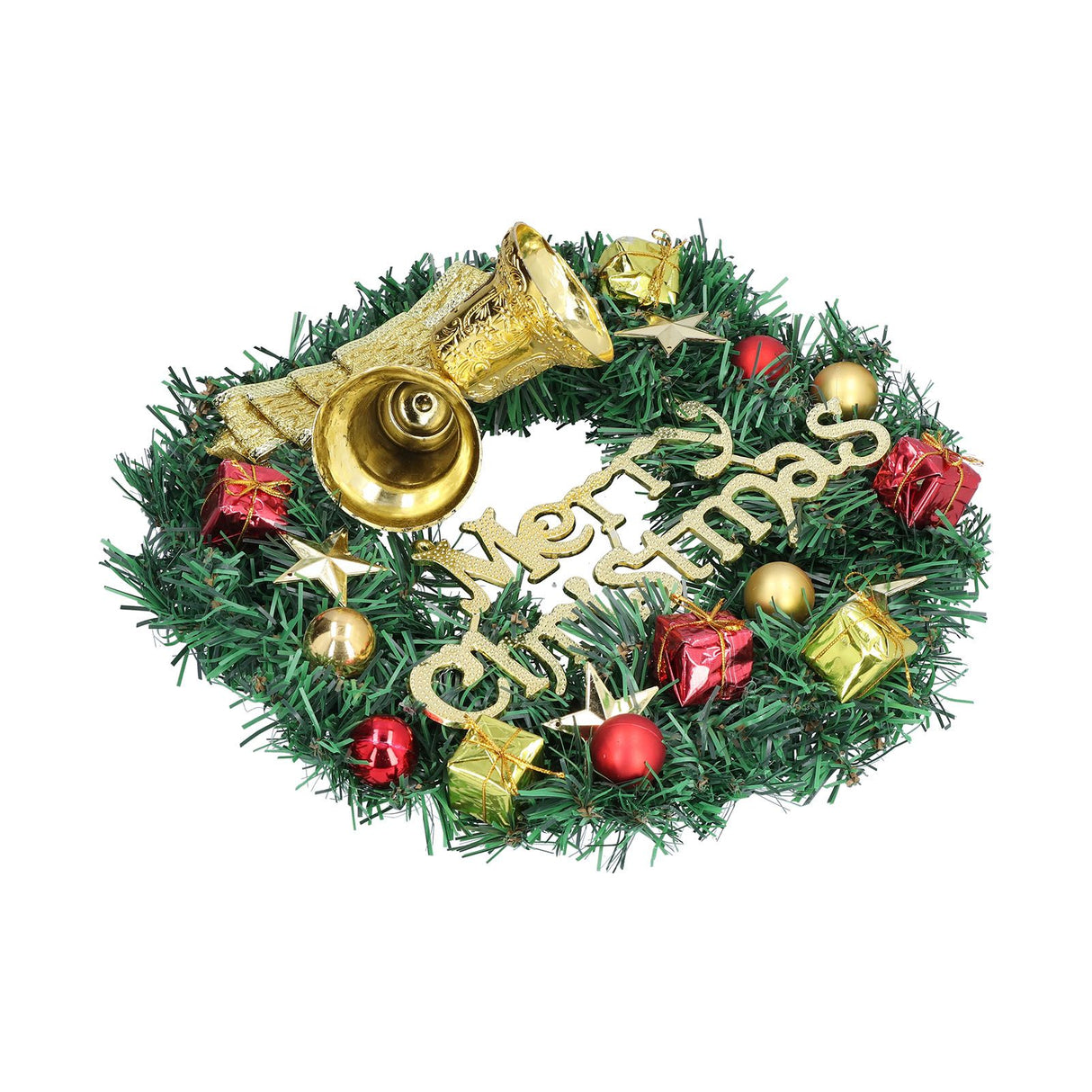 Christmas Wreath Outdoor Lighted Christmas Wreath for Holiday Xmas Party Decorations