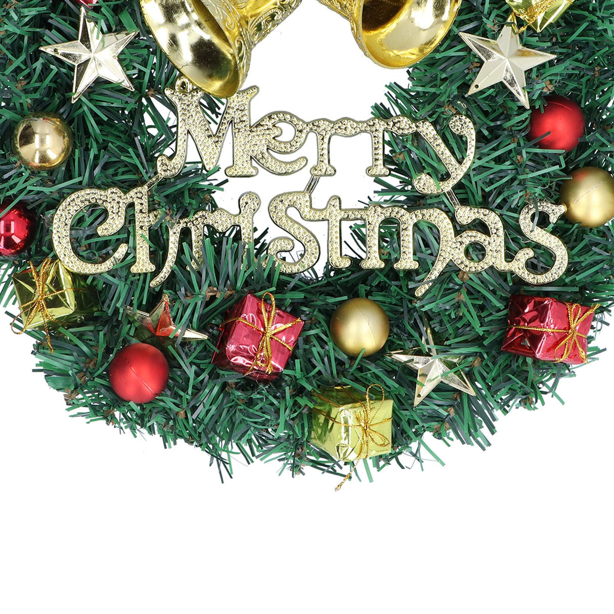 Christmas Wreath Outdoor Lighted Christmas Wreath for Holiday Xmas Party Decorations