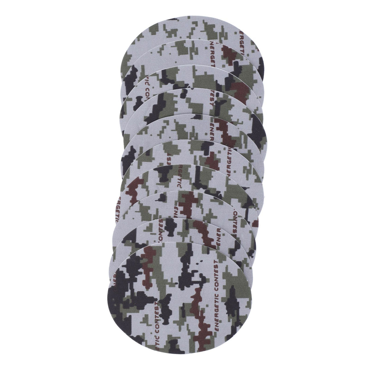 10PCS Camouflage Clothes Patches Clothing Repair Decorating Kit for Pants Down Jacket Decoration