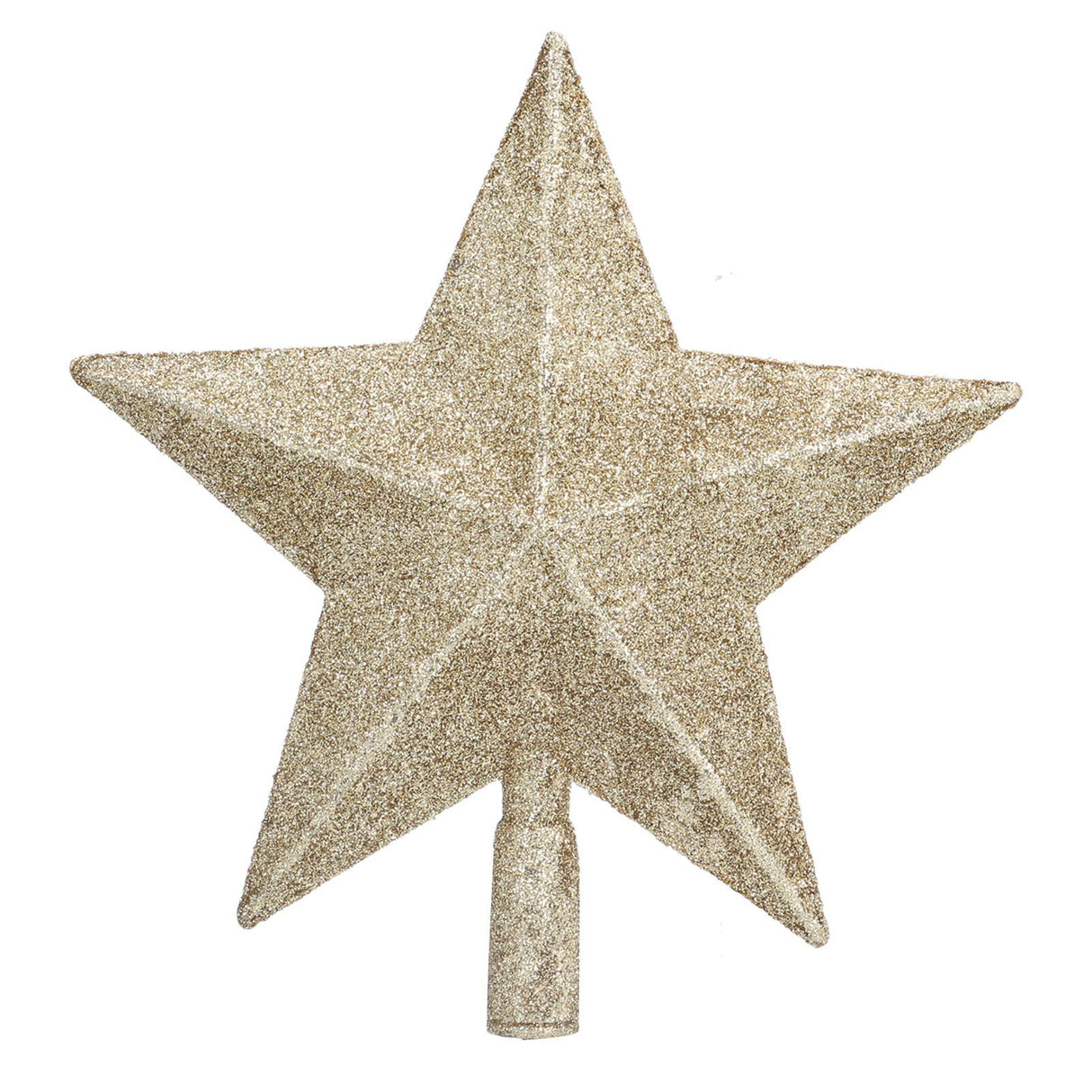 Star Tree Topper Decorated Golden Light Weight Shiny Mini Christmas Tree Topper for Home Shop