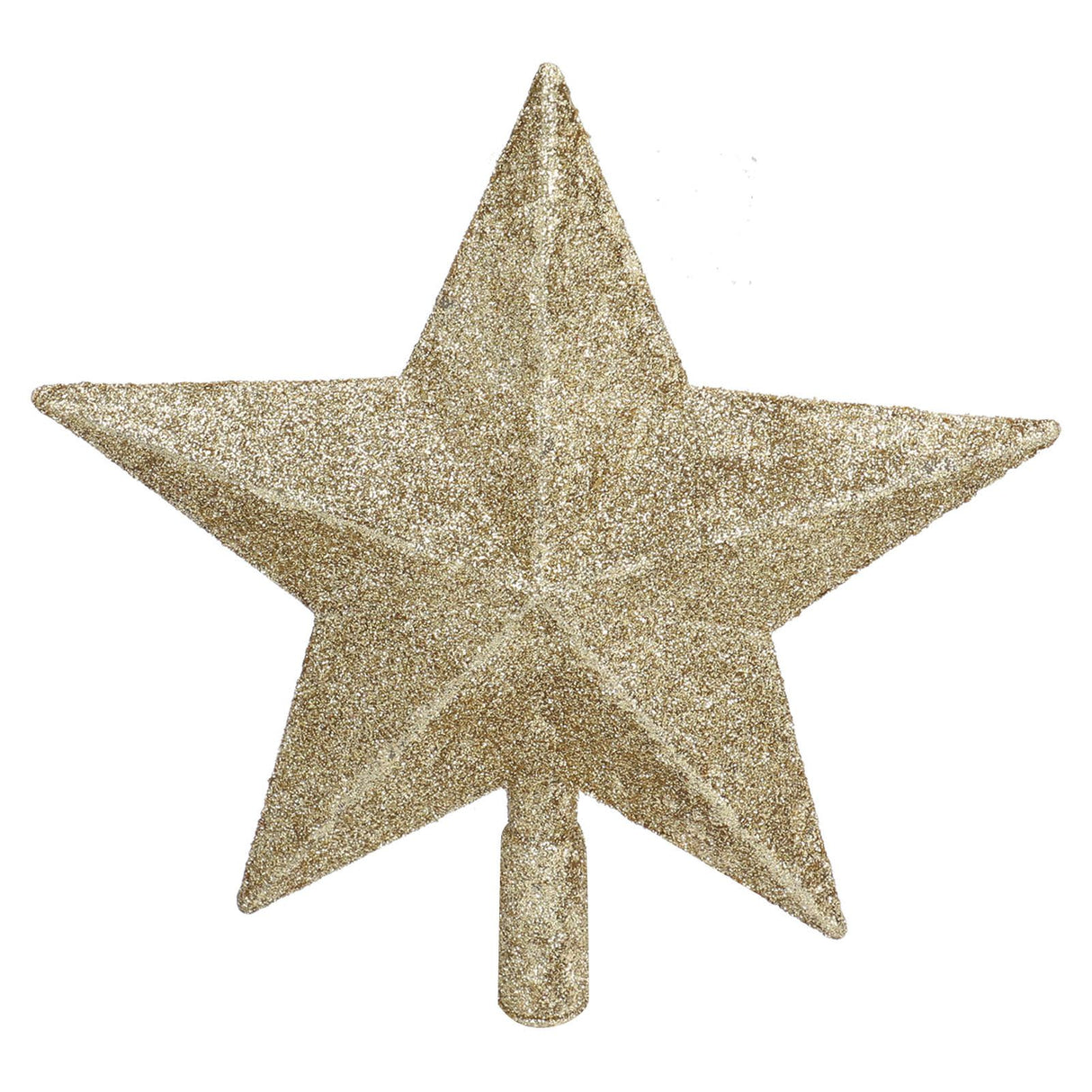 Star Tree Topper Decorated Golden Light Weight Shiny Mini Christmas Tree Topper for Home Shop