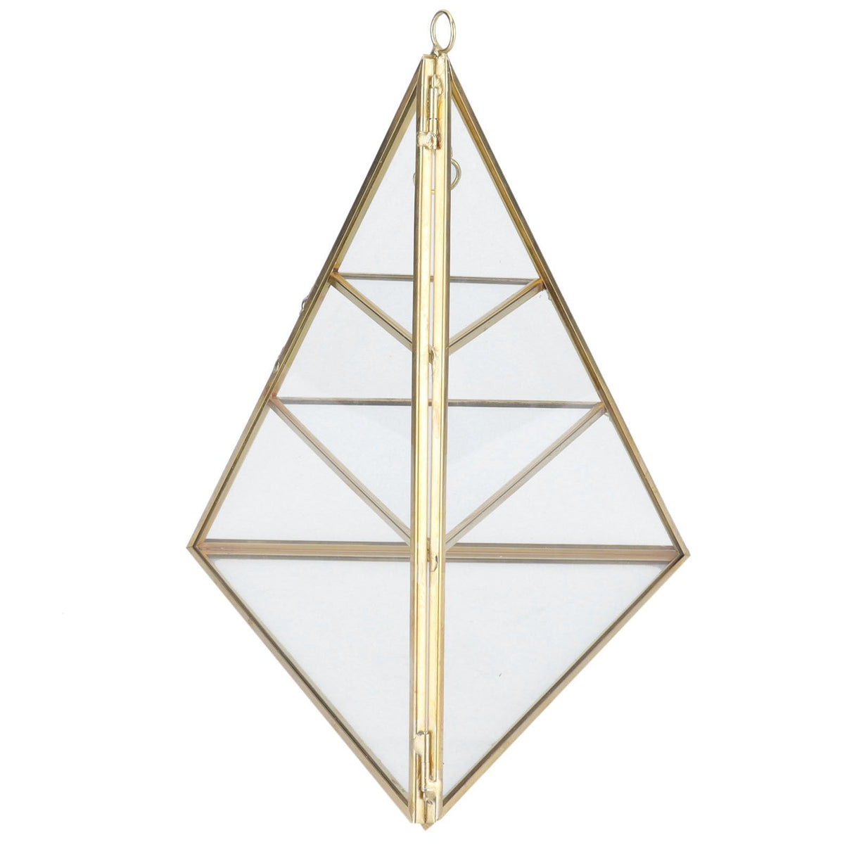 Jewelry Storage Rack Pyramid Shape 3 Layers Decorative Display Stand for Earrings Necklaces Bracelets