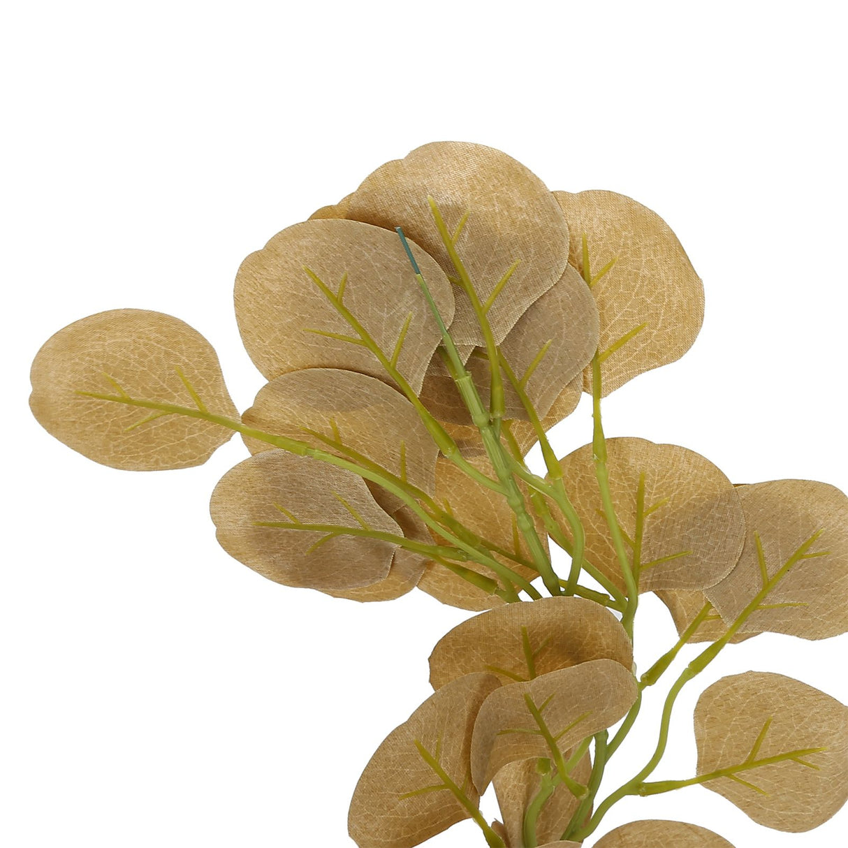 Fake Leaves Fabric Simulated Exquisite Greenery Eucalyptus Garland for Home WeddingYellow