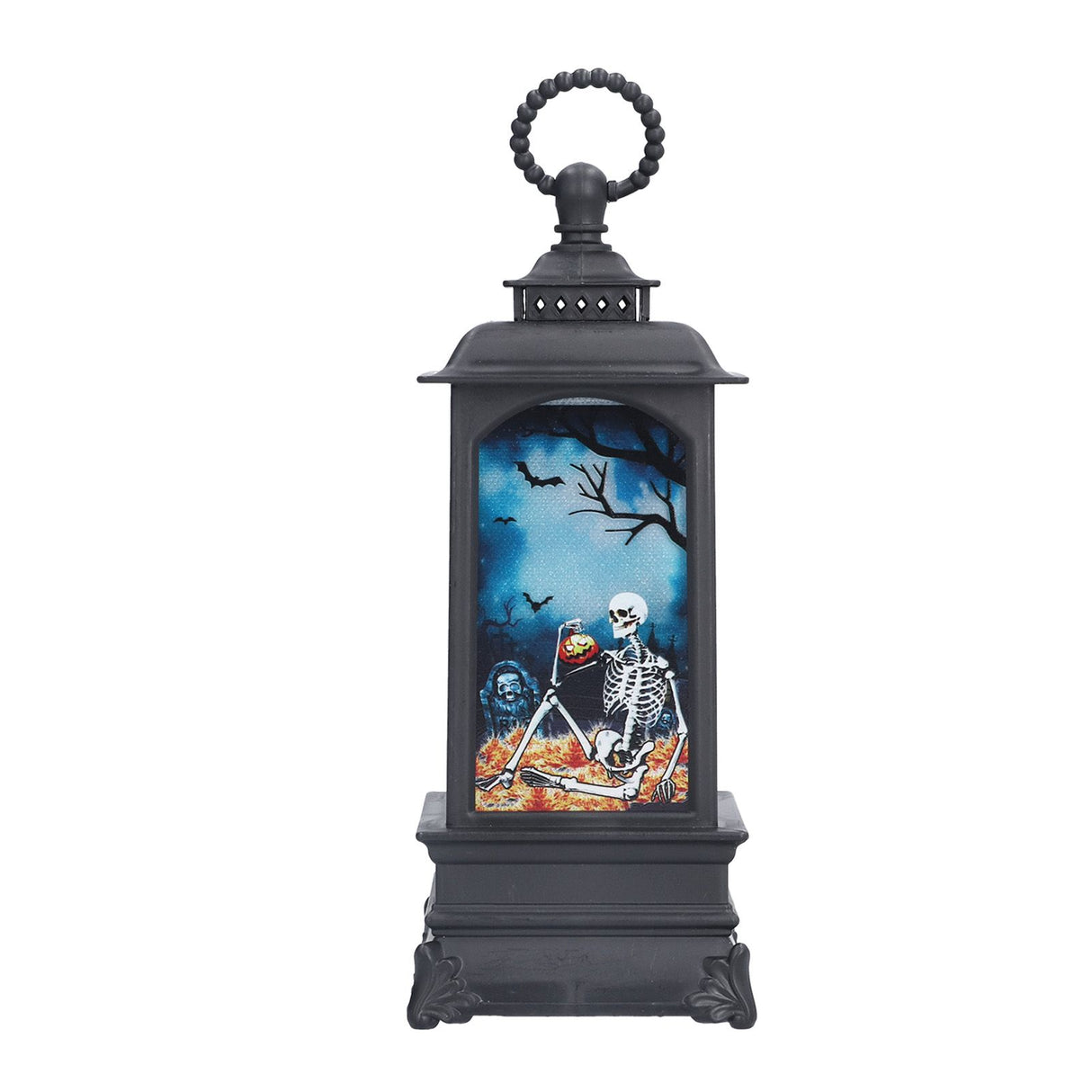 Halloween Lantern LED Flameless Exquisite Beautiful Vintage Battery Powered Halloween LampSkull