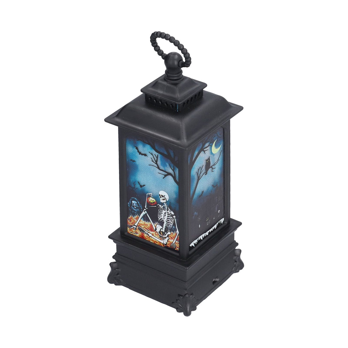 Halloween Lantern LED Flameless Exquisite Beautiful Vintage Battery Powered Halloween LampSkull