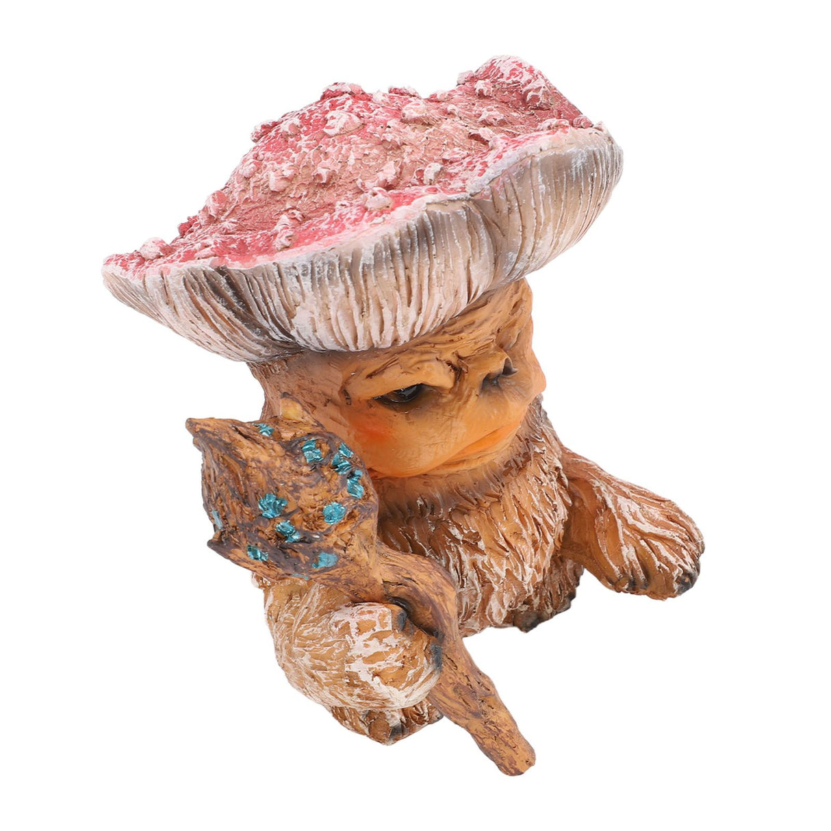 Fairy Mushroom Monster Resin Gothic Style Exquisite Vividly Detailed Outdoor Garden Statue for Lawn Yard Balcony A