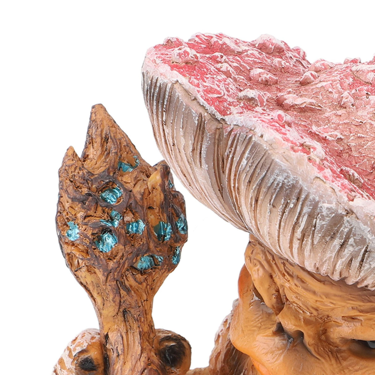 Fairy Mushroom Monster Resin Gothic Style Exquisite Vividly Detailed Outdoor Garden Statue for Lawn Yard Balcony A