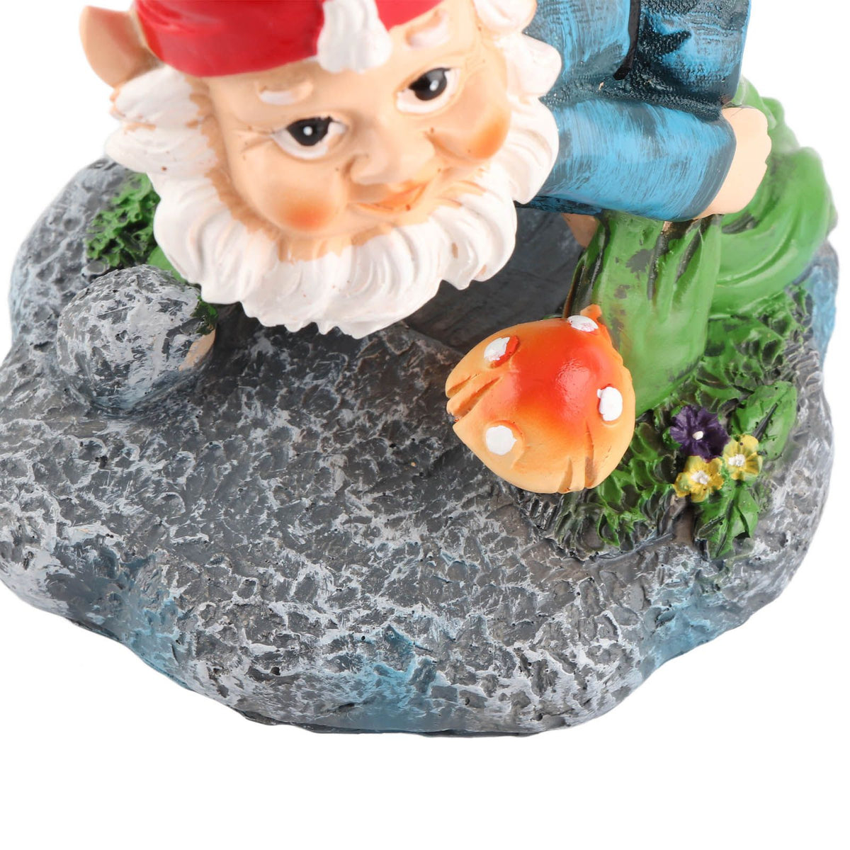 Dwarf Decorative Ornaments Durable Resin Decor Cute Gnome Figure Decorations for Home Outside Yard Decor