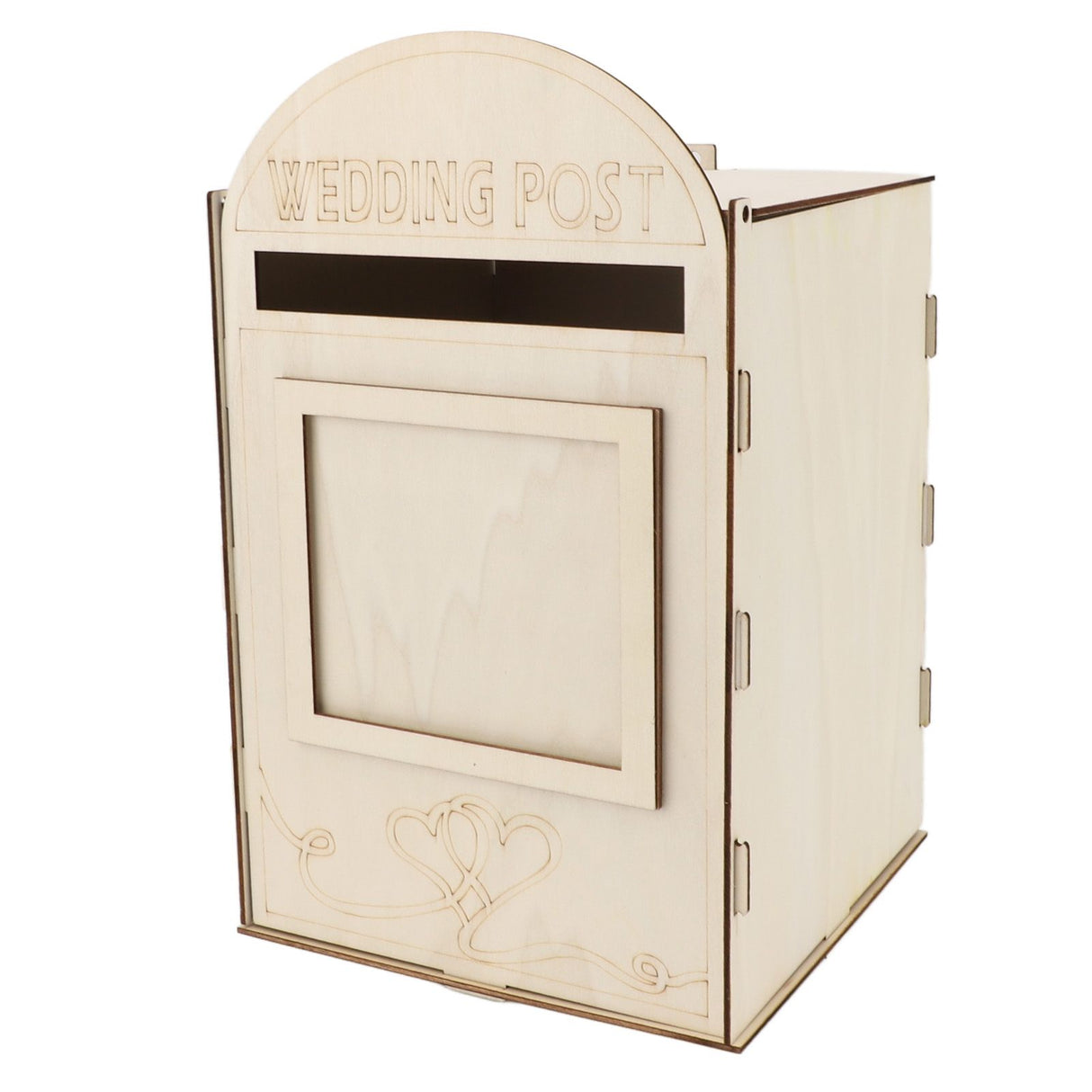 DIY Wooden Wedding Mailbox Post Box with Lock Key for Reception Wedding Anniversary Party Decoration JM01617