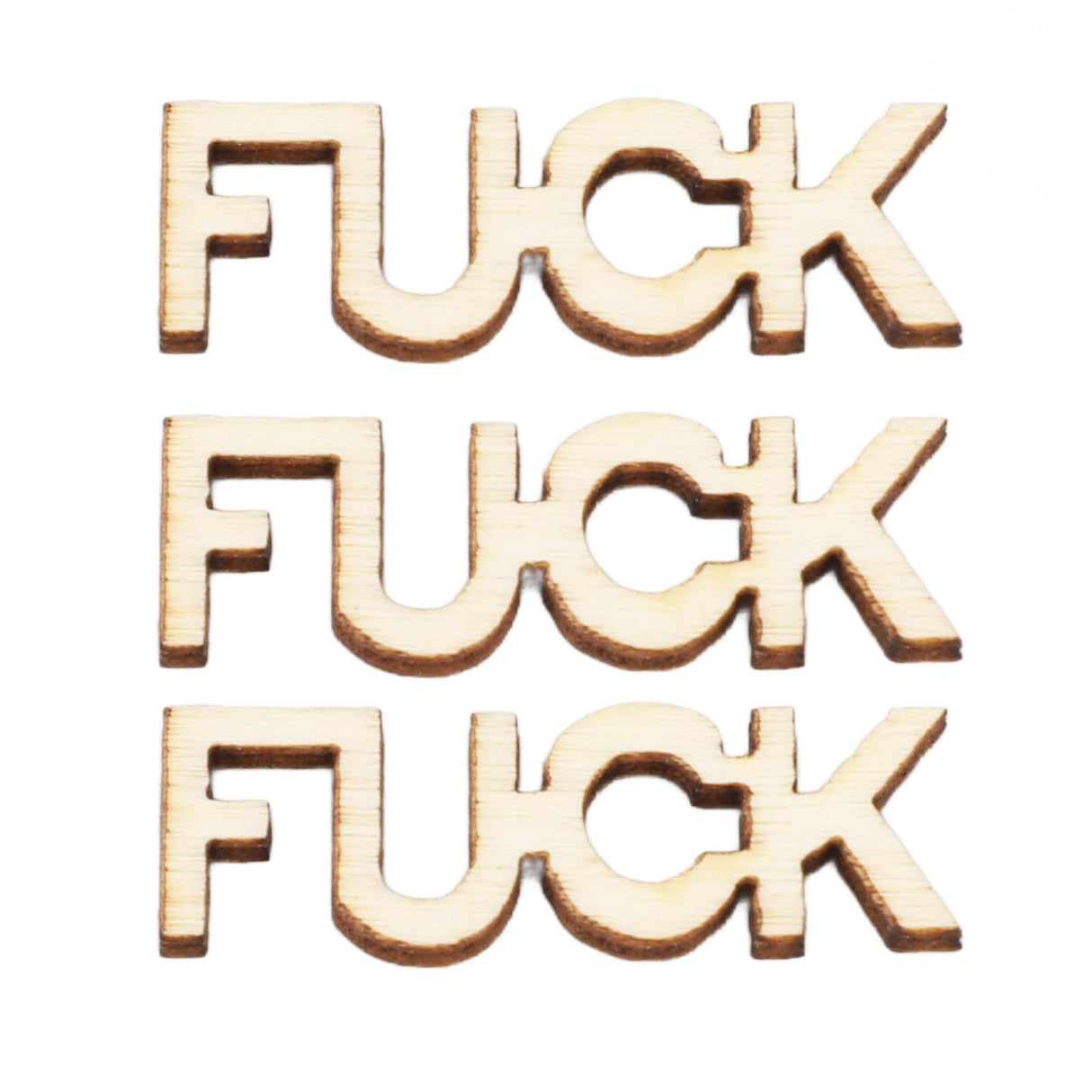 100PCS Jar of Fucks Mini Fucks to Give Wooden Letters Funny Gifts for DIY Crafts Scrapbooking Birthday Valentine's Day Anniversary Christmas