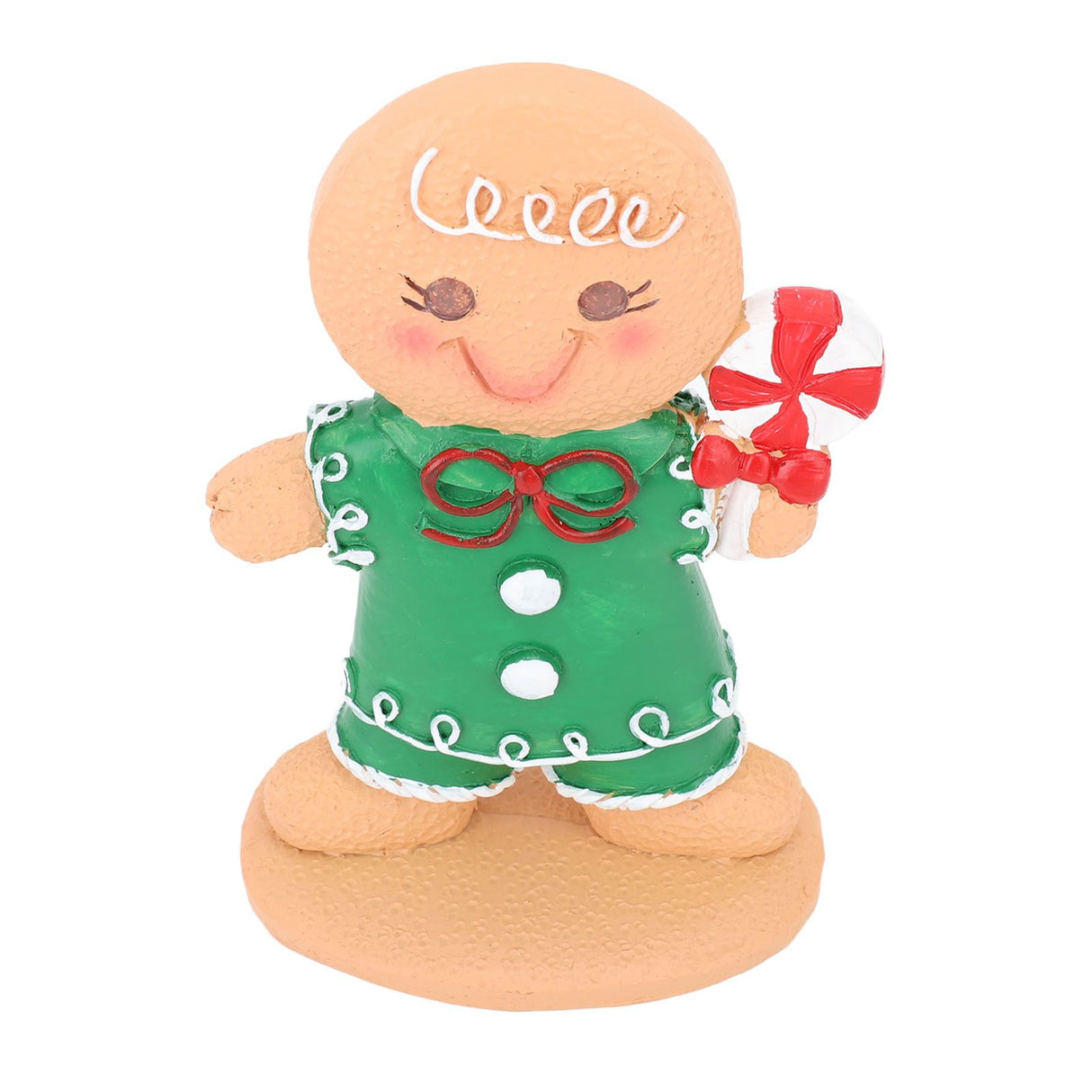 Gingerbread Kids Tabletop Figures Creativity Cute Christmas Gingerbread Table Decor for Store Bar Boy Candy