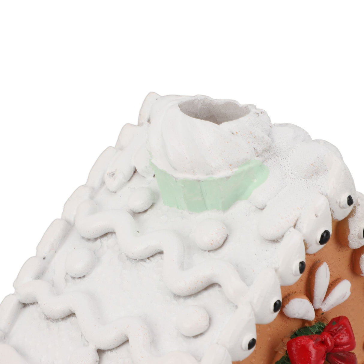 Christmas Gingerbread House Classic Exquisite Resin Christmas House Tabletop Decoration for Gift