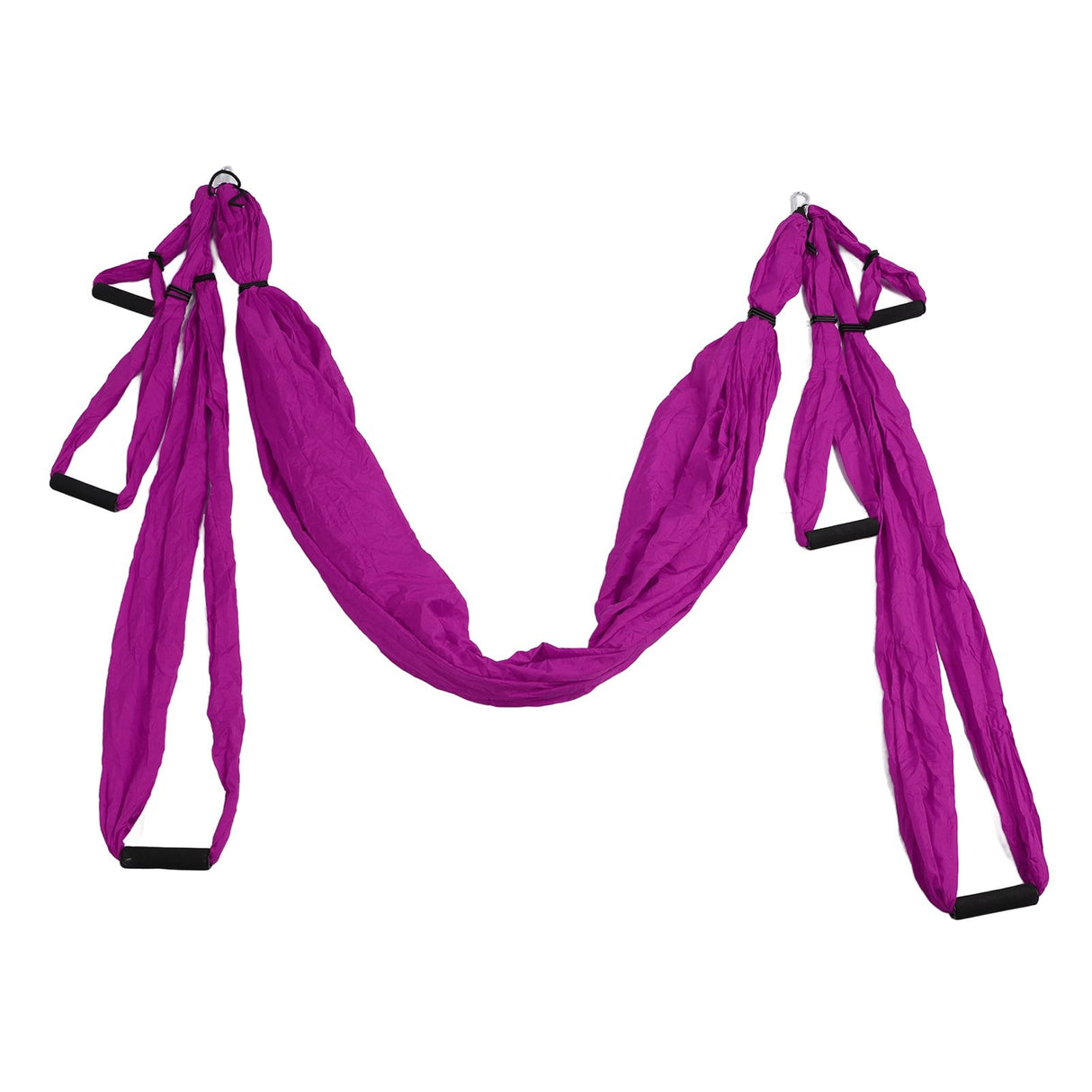 Aerial Yoga Swing Set Polyester Cotton Adjustable Improve Flexibility Yoga Hammock for Physical Exercise Purple