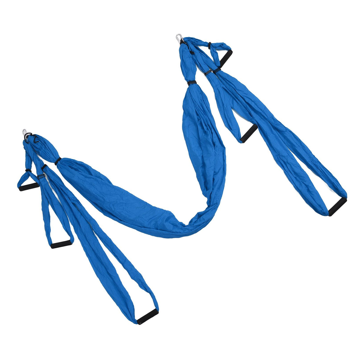 Aerial Yoga Swing Set Polyester Cotton Adjustable Improve Flexibility Yoga Hammock for Physical Exercise Dark Blue