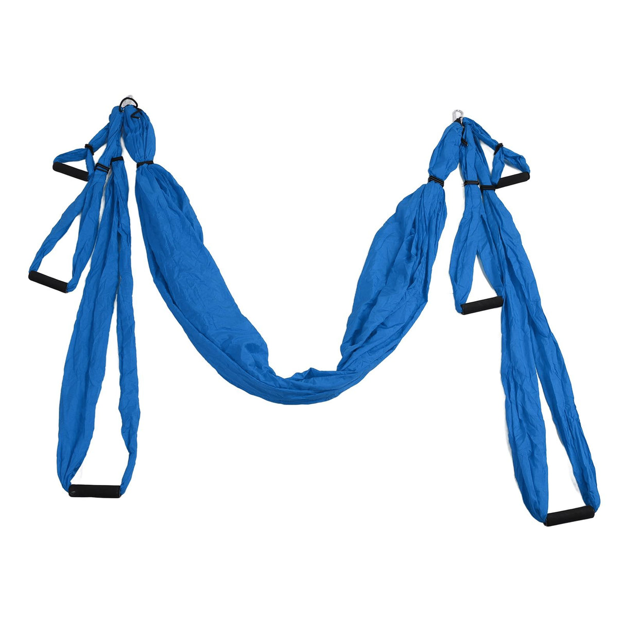 Aerial Yoga Swing Set Polyester Cotton Adjustable Improve Flexibility Yoga Hammock for Physical Exercise Dark Blue