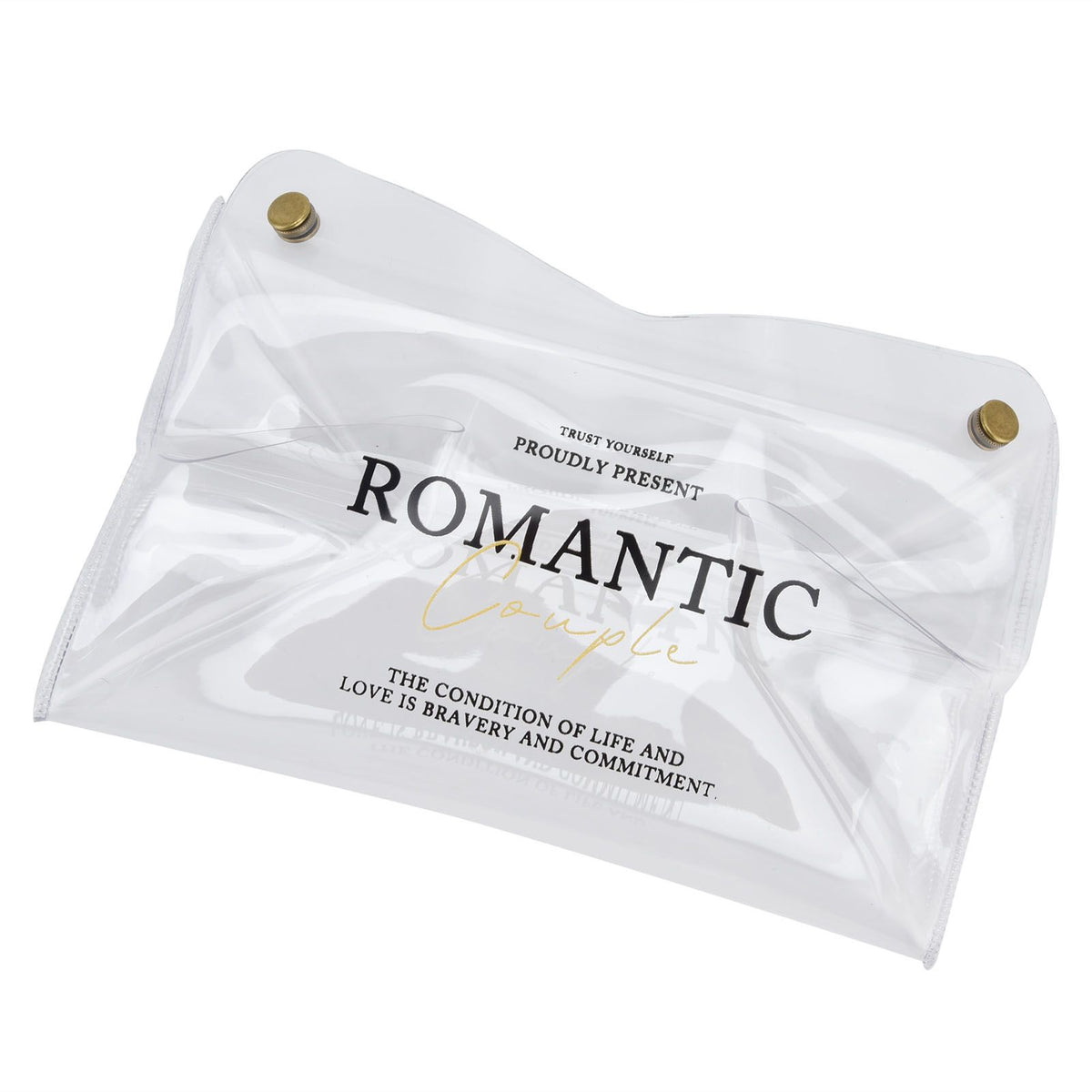 Tissue Container PVC Fashion Desktop Napkin Storage Case Box for Car Home Living RoomTransparent