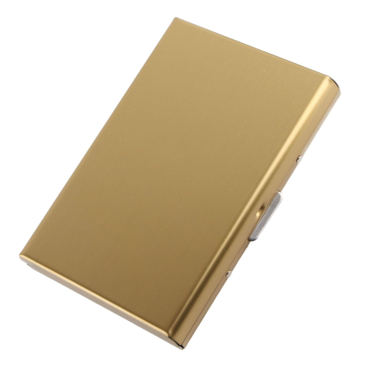 Credit Card Holder Protector Stainless Steel Credit Card Wallet Business Card Case for Men and WomenGold