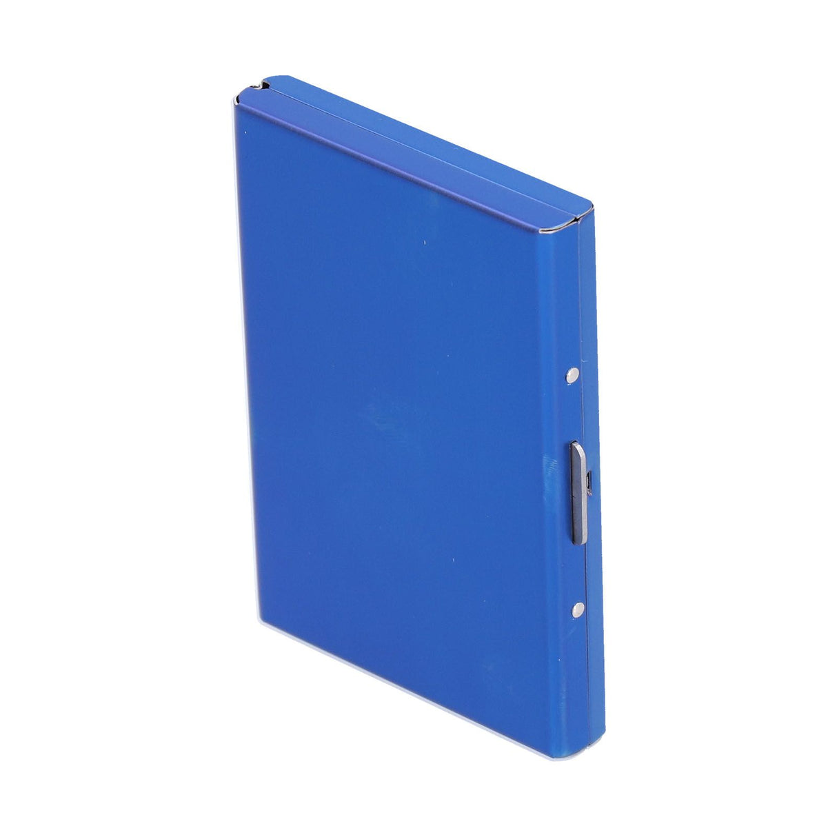 Credit Card Holder Protector Stainless Steel Credit Card Wallet Business Card Case for Men and WomenBlue