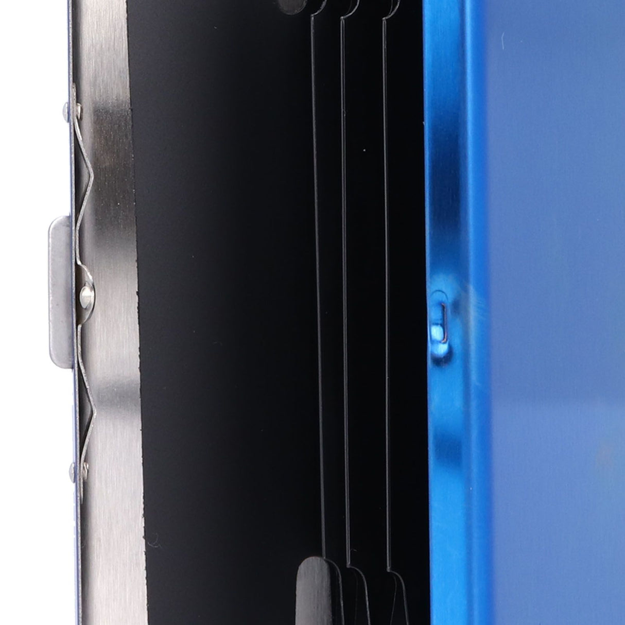 Credit Card Holder Protector Stainless Steel Credit Card Wallet Business Card Case for Men and WomenBlue