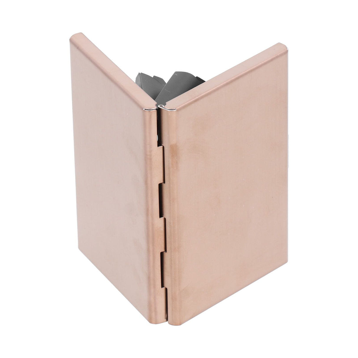 Credit Card Holder Protector Stainless Steel Credit Card Wallet Business Card Case for Men and WomenRose Gold