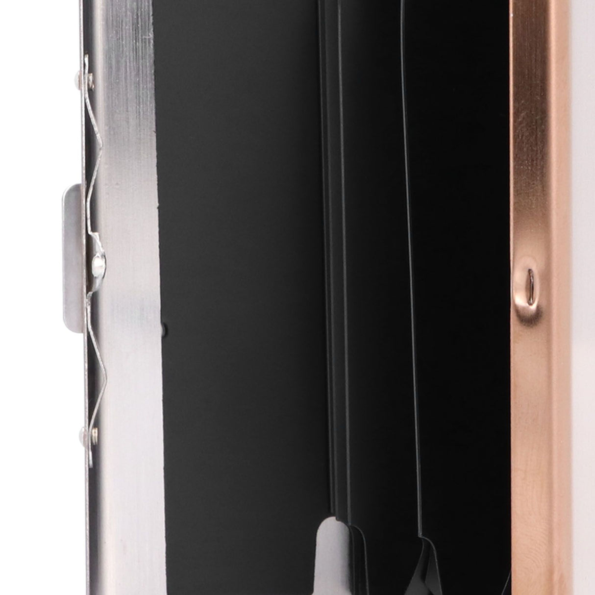 Credit Card Holder Protector Stainless Steel Credit Card Wallet Business Card Case for Men and WomenRose Gold