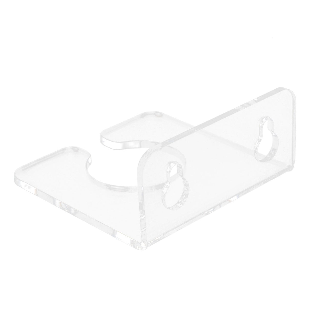 Bathtub Wine Glass Holder with Suction Cups Transparent Acrylic Portable Goblet Rack for Home Bathroom