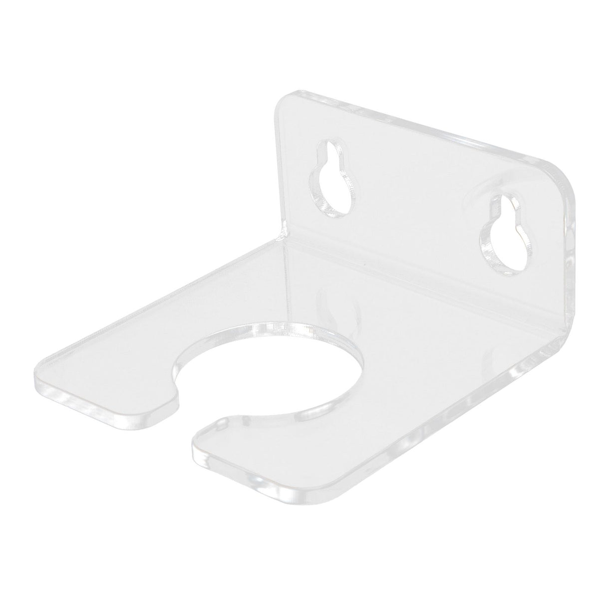 Bathtub Wine Glass Holder with Suction Cups Transparent Acrylic Portable Goblet Rack for Home Bathroom