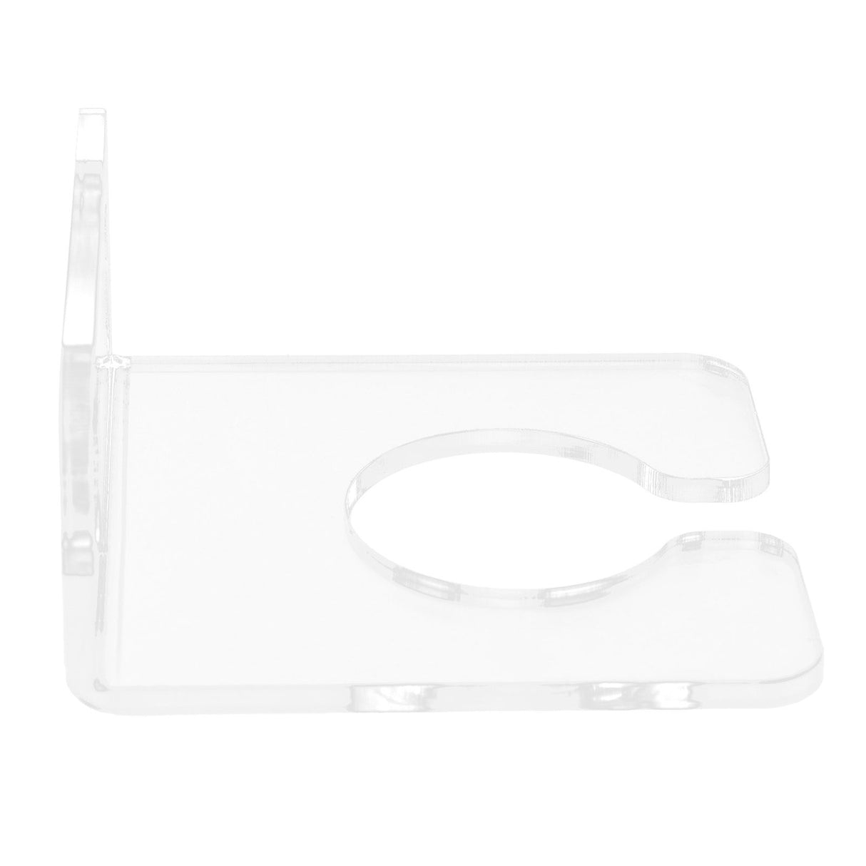 Bathtub Wine Glass Holder with Suction Cups Transparent Acrylic Portable Goblet Rack for Home Bathroom