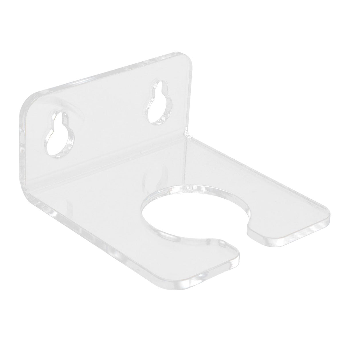 Bathtub Wine Glass Holder with Suction Cups Transparent Acrylic Portable Goblet Rack for Home Bathroom