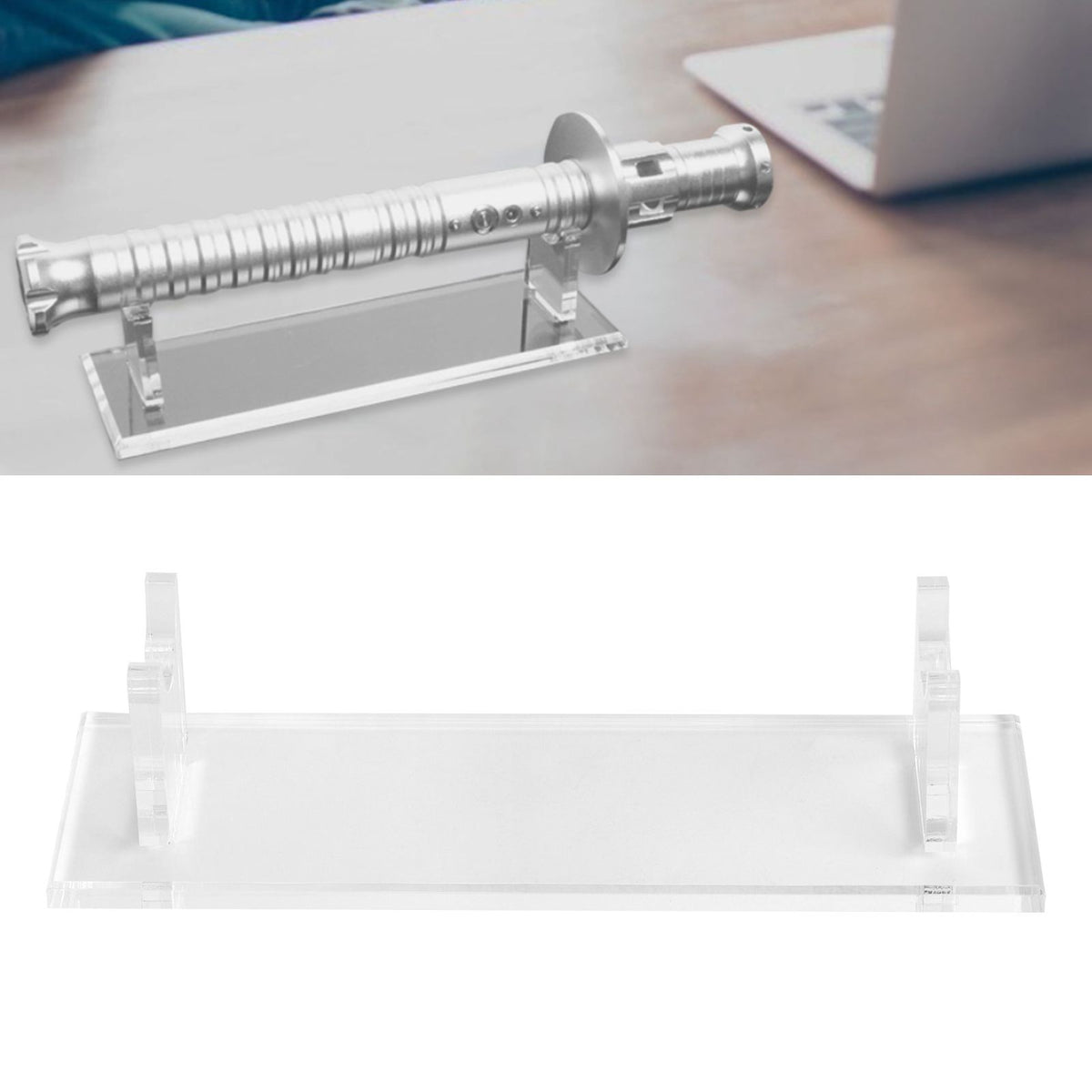 Transparent Light Sword Acrylic Stand Desktop Light Sword Toy Display Rack Decorative Holder