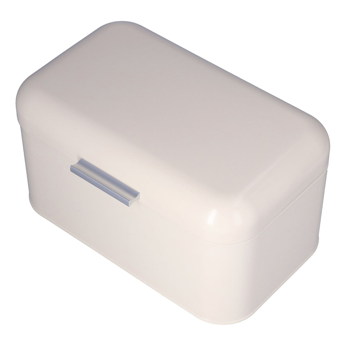 Milky White Bread Box Safe Odorless Large Capacity Anti Fingerprint Retro Tin Bread Box
