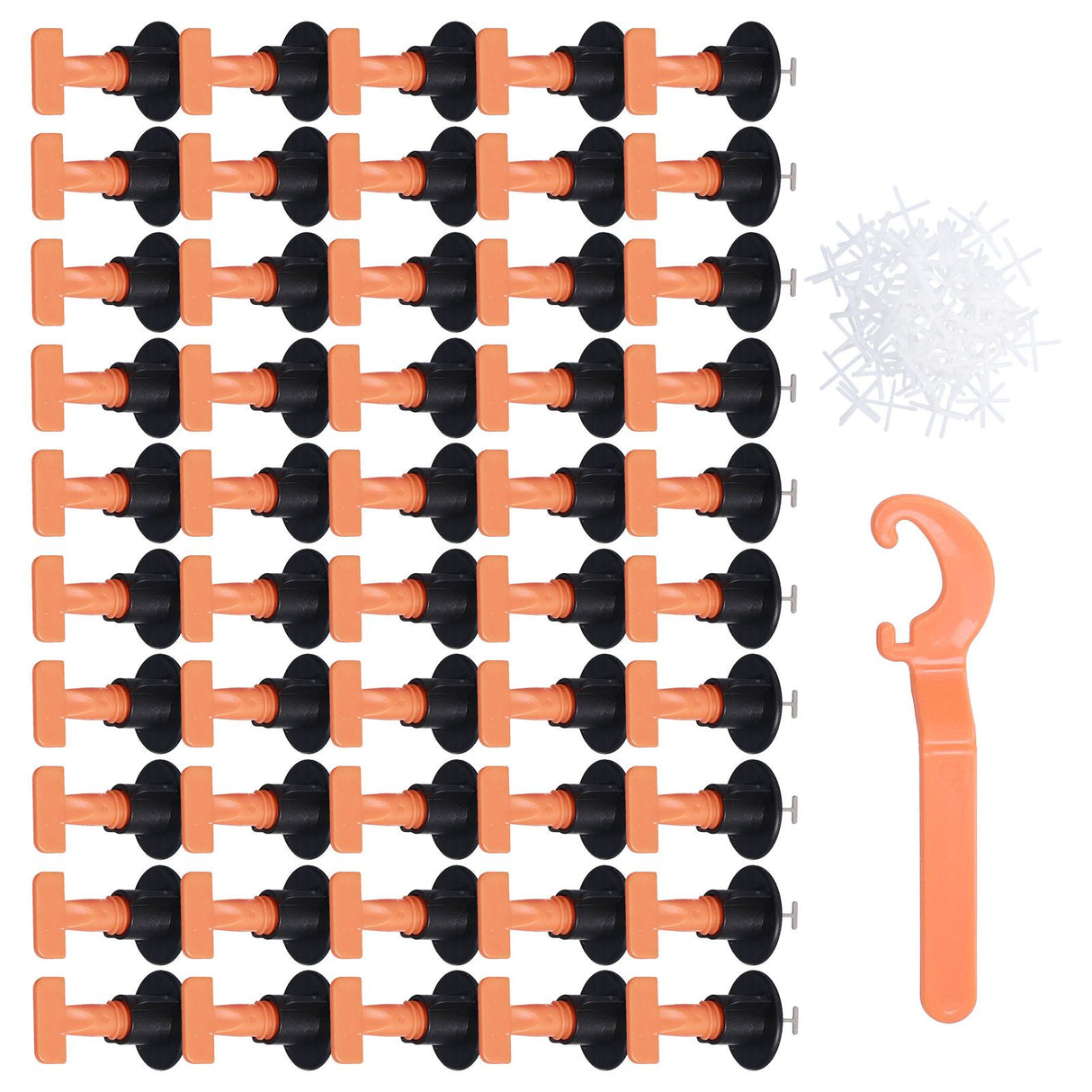 151PCS Tile Leveler Spacer Floor Tile Leveling System Reusable Wall Leveling System with Wrench