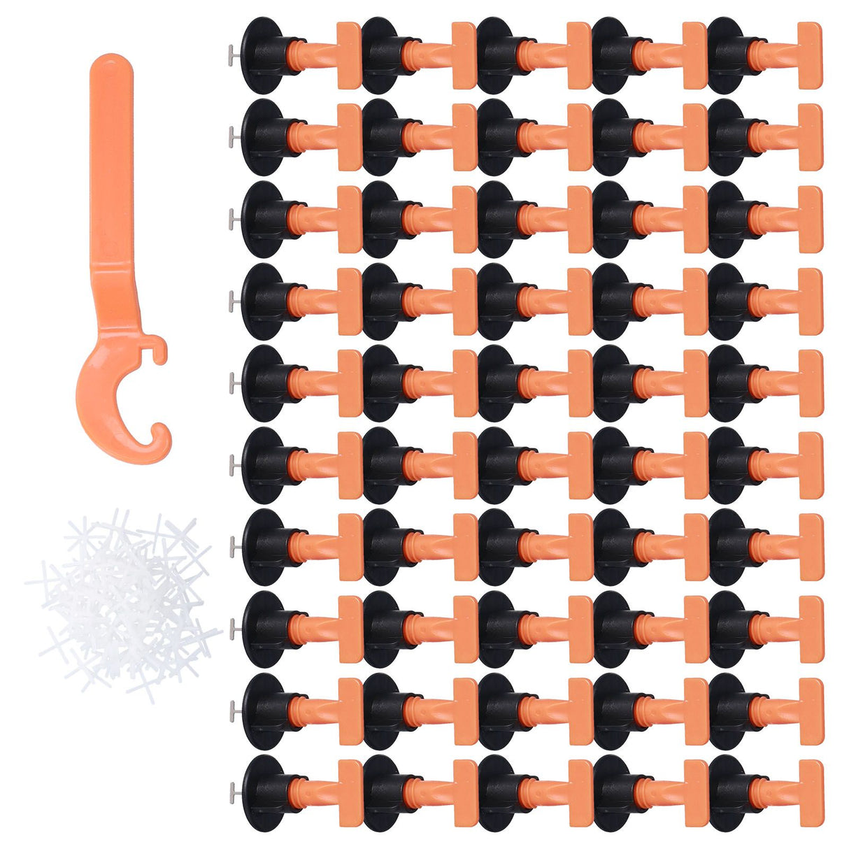 151PCS Tile Leveler Spacer Floor Tile Leveling System Reusable Wall Leveling System with Wrench