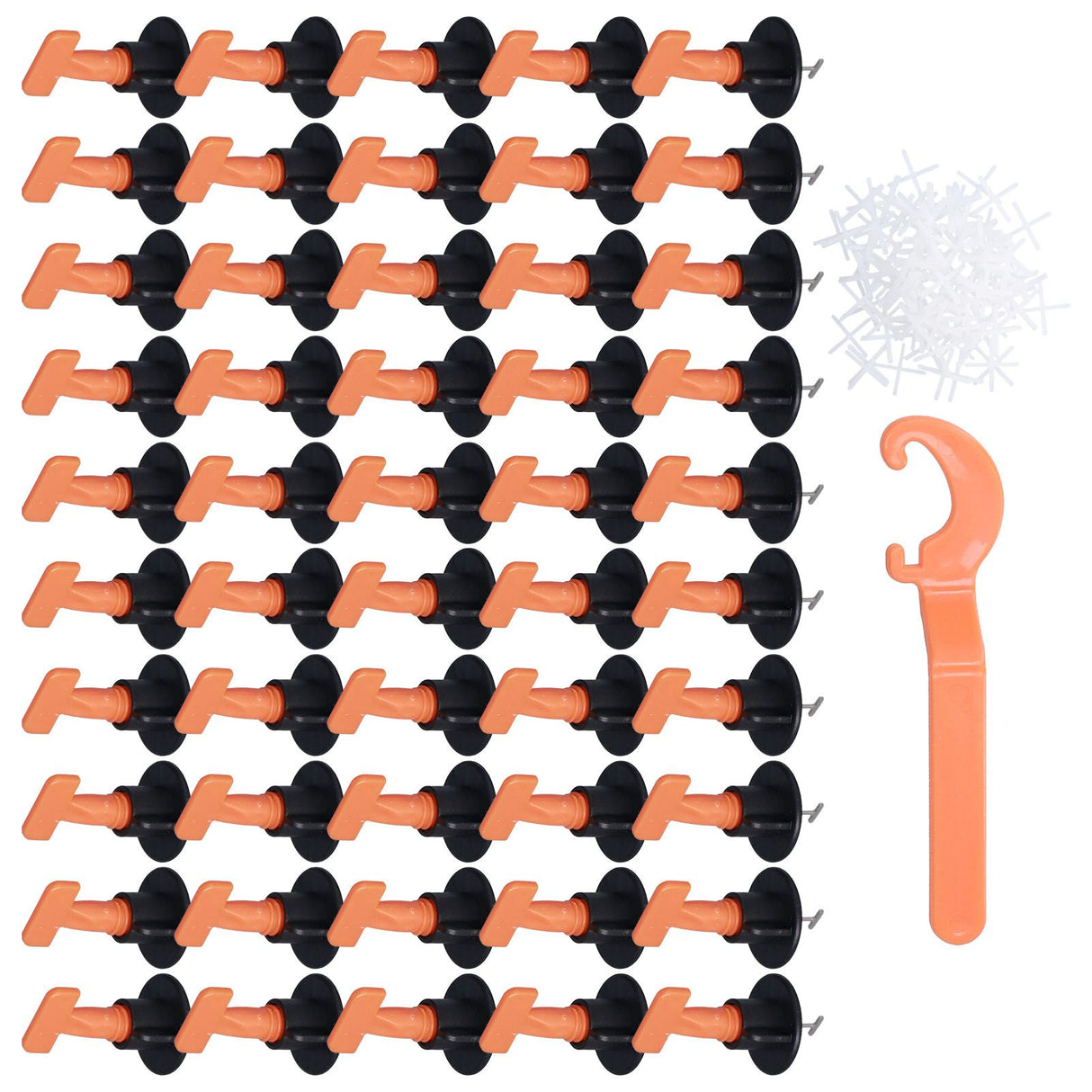 151PCS Tile Leveler Spacer Floor Tile Leveling System Reusable Wall Leveling System with Wrench