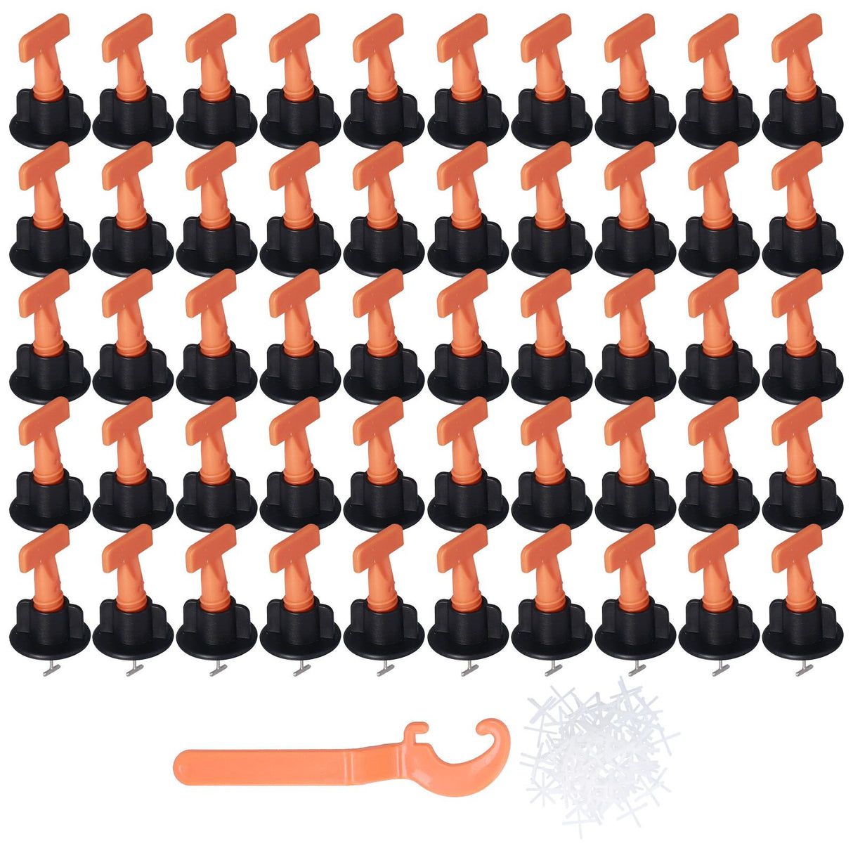 151PCS Tile Leveler Spacer Floor Tile Leveling System Reusable Wall Leveling System with Wrench