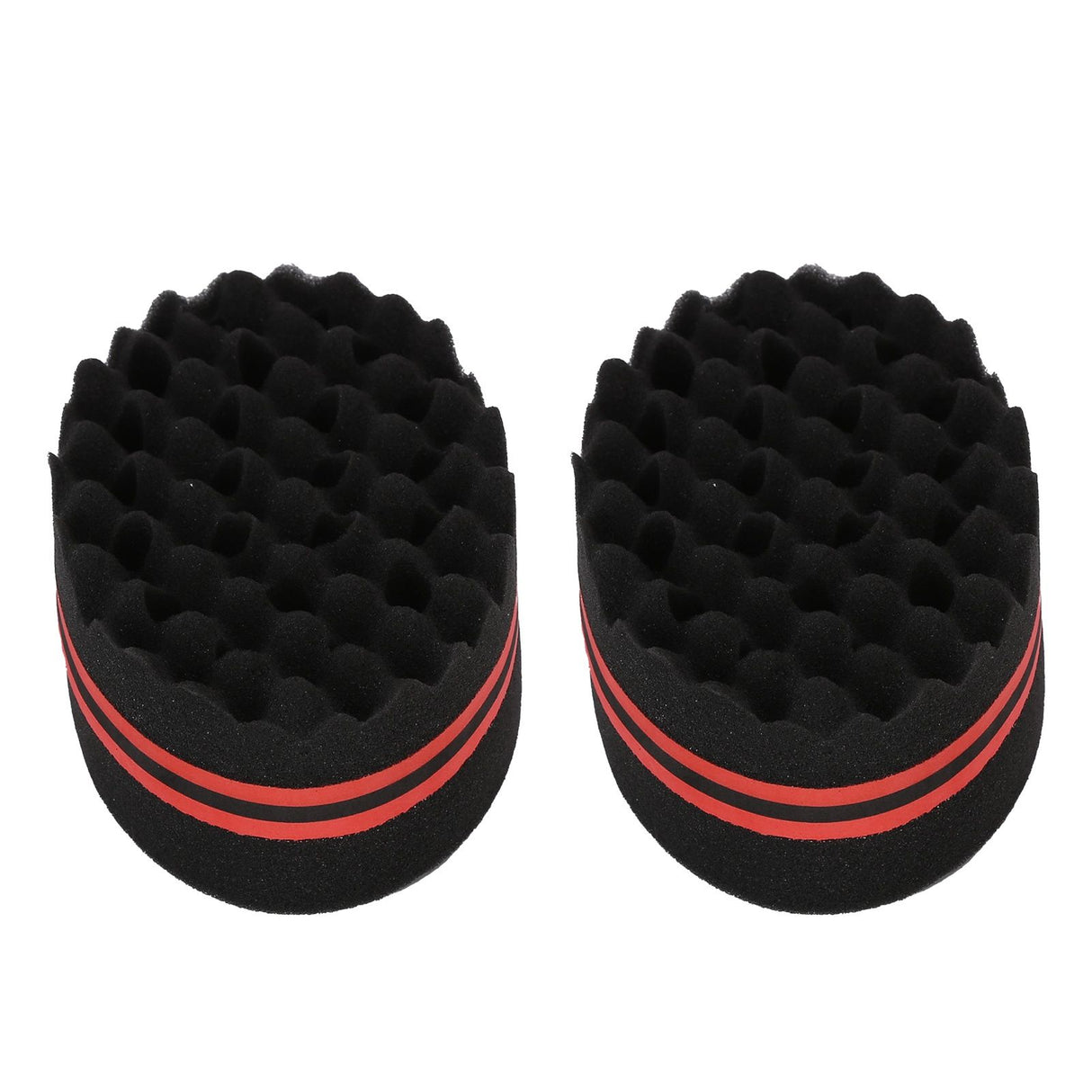 2PCS Double Sided Hair Curl Sponge 22 Hole Wavy Hair Sponge Brush Styling Tools for Home Salon