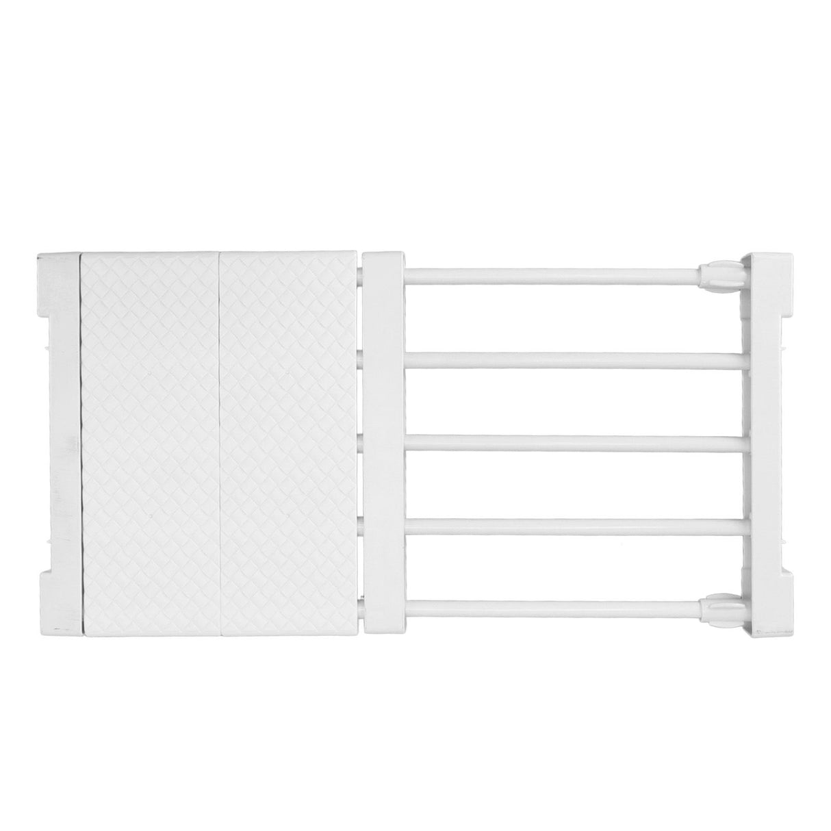 Tension Shelf Adjustable Closet Divider 24cm Width Storage Rack for Cabinet Wardrobe 30 ~ 40cm / 11.81 ~ 15.75in