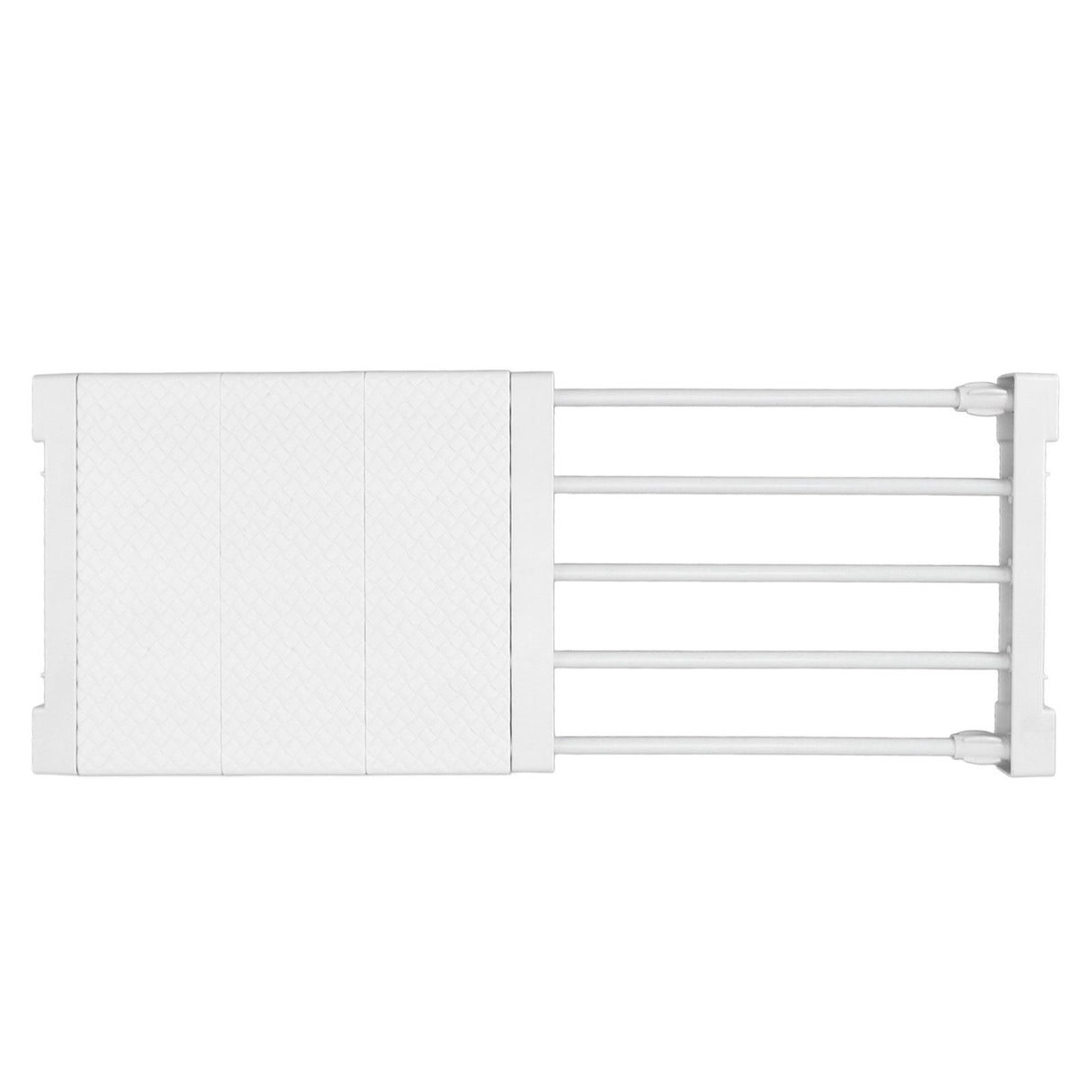 Tension Shelf Adjustable Closet Divider 24cm Width Storage Rack for Cabinet Wardrobe 38 ~ 55cm / 14.96 ~ 21.65in