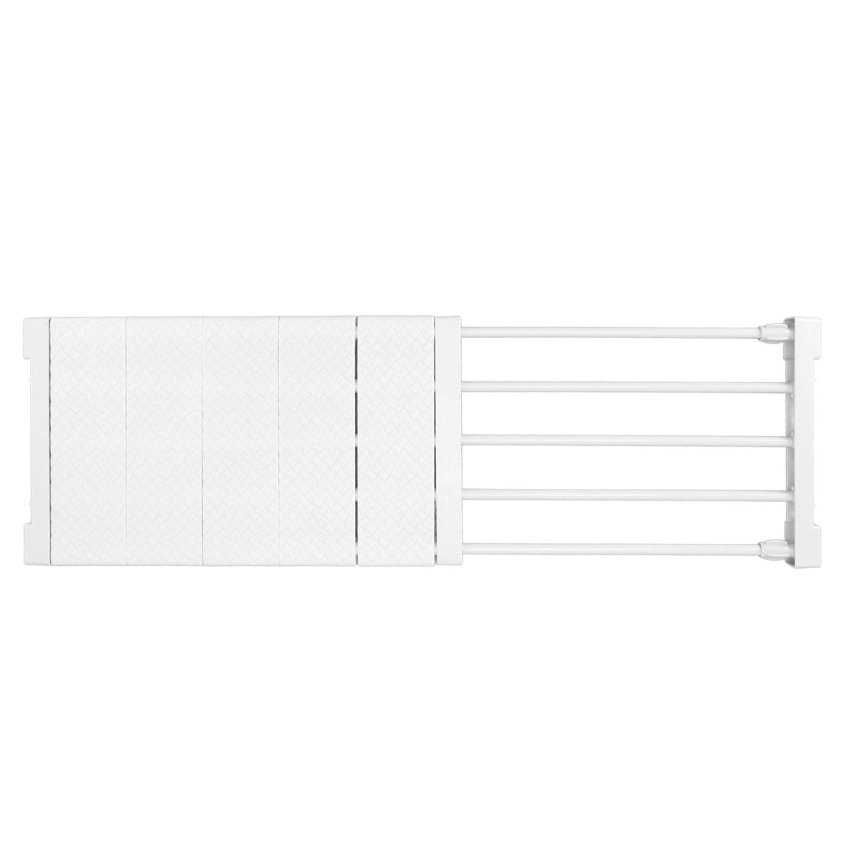 Tension Shelf Adjustable Closet Divider 24cm Width Storage Rack for Cabinet Wardrobe 50 ~ 80cm / 19.69 ~ 31.5in