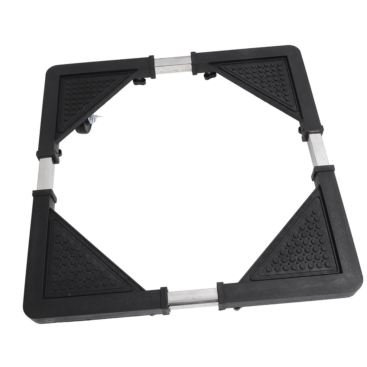 Adjustable Refrigerator Stand with 4 Locking Wheels Reduce Noise Furniture Dolly Mobile Roller for Dryer Washing Machine
