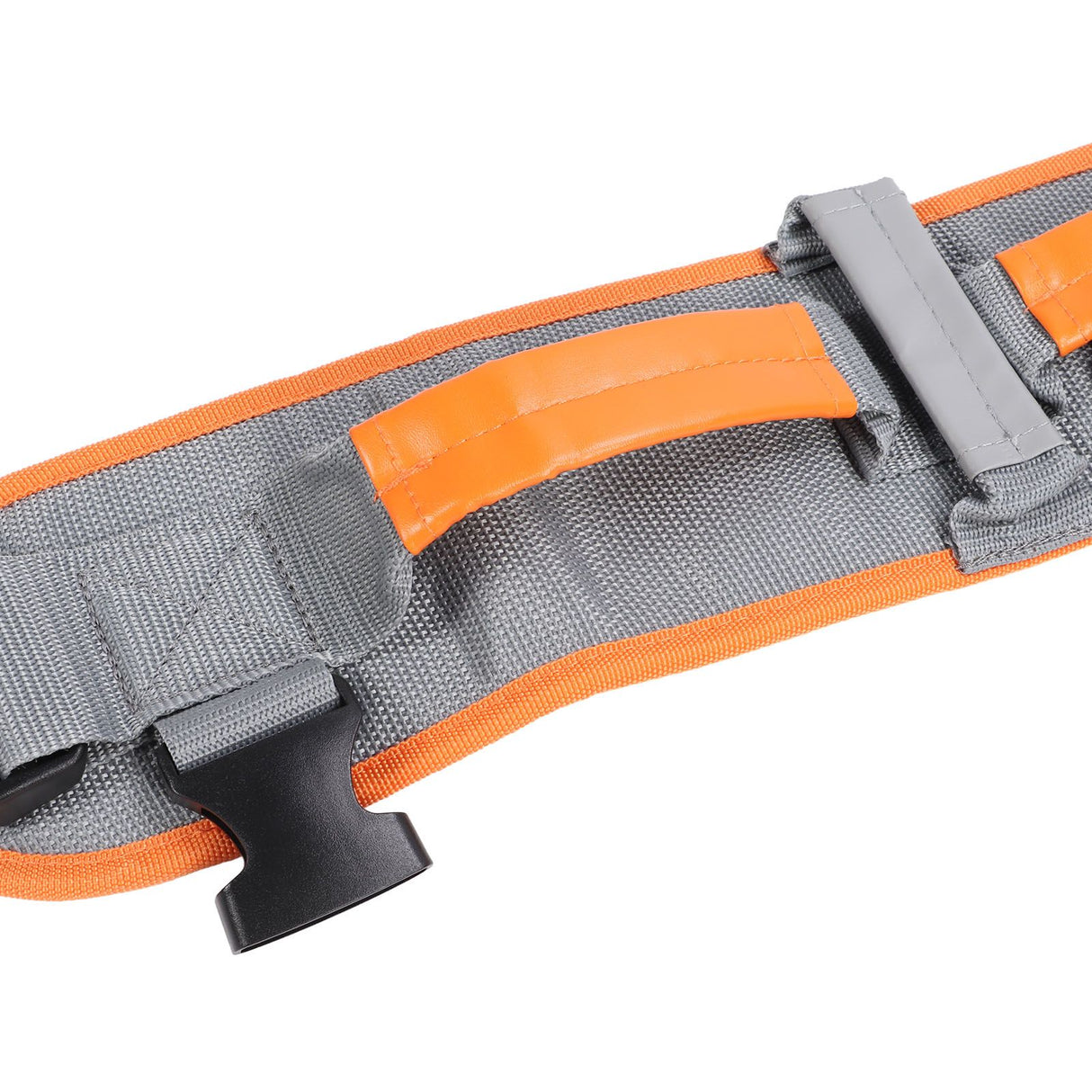 Transfer and Walking Gait Belt with Handles Adjustable Elderly Standing Assist Lift Belt for Seniors Caregiver Nurse Orange