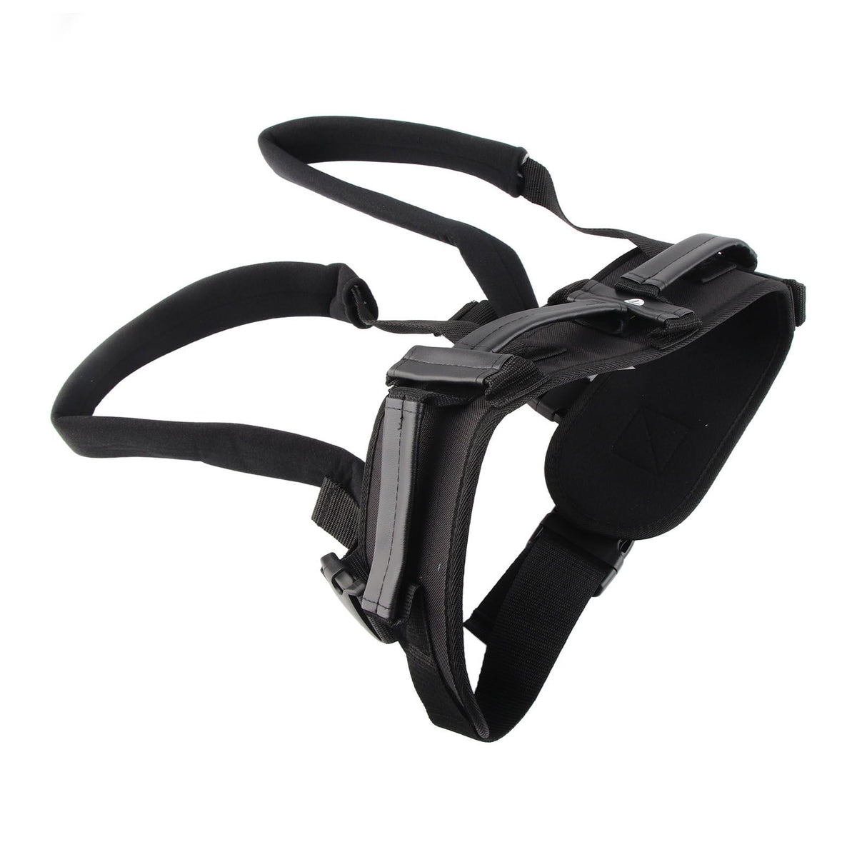 Transfer and Walking Gait Belt with Handles Adjustable Elderly Standing Assist Lift Belt for Seniors Caregiver Nurse Black