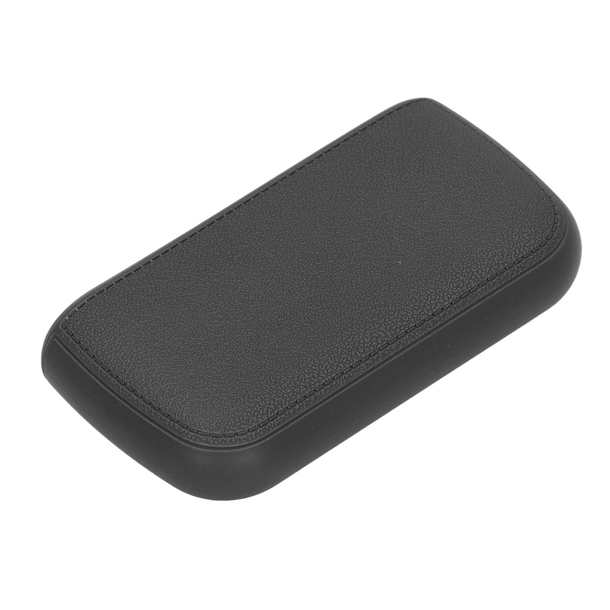 Cigarette Case 10 Capacity Carrying Box Leather Texture One Hand Operation ABS Portable Cigarette Pocket Holder for Men Black