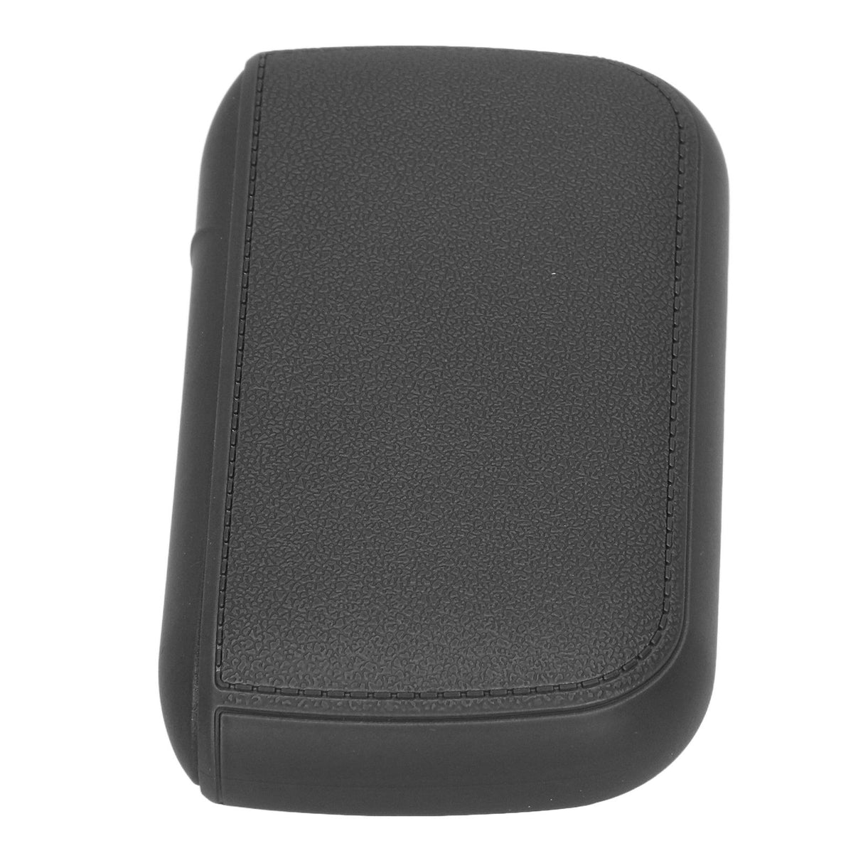 Cigarette Case 10 Capacity Carrying Box Leather Texture One Hand Operation ABS Portable Cigarette Pocket Holder for Men Black