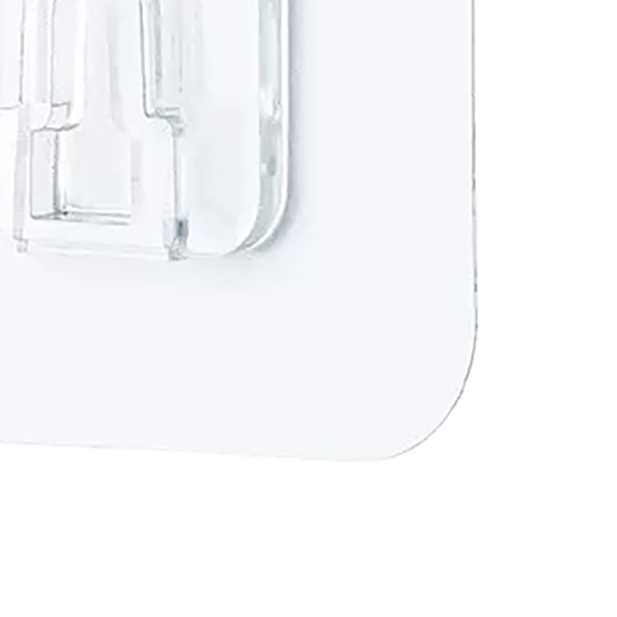 Clear Double Sided Adhesive Wall Hooks Waterproof Adhesive Wall Hooks Traceless Wall Mount Sticky Hook for Bathroom Kitchen