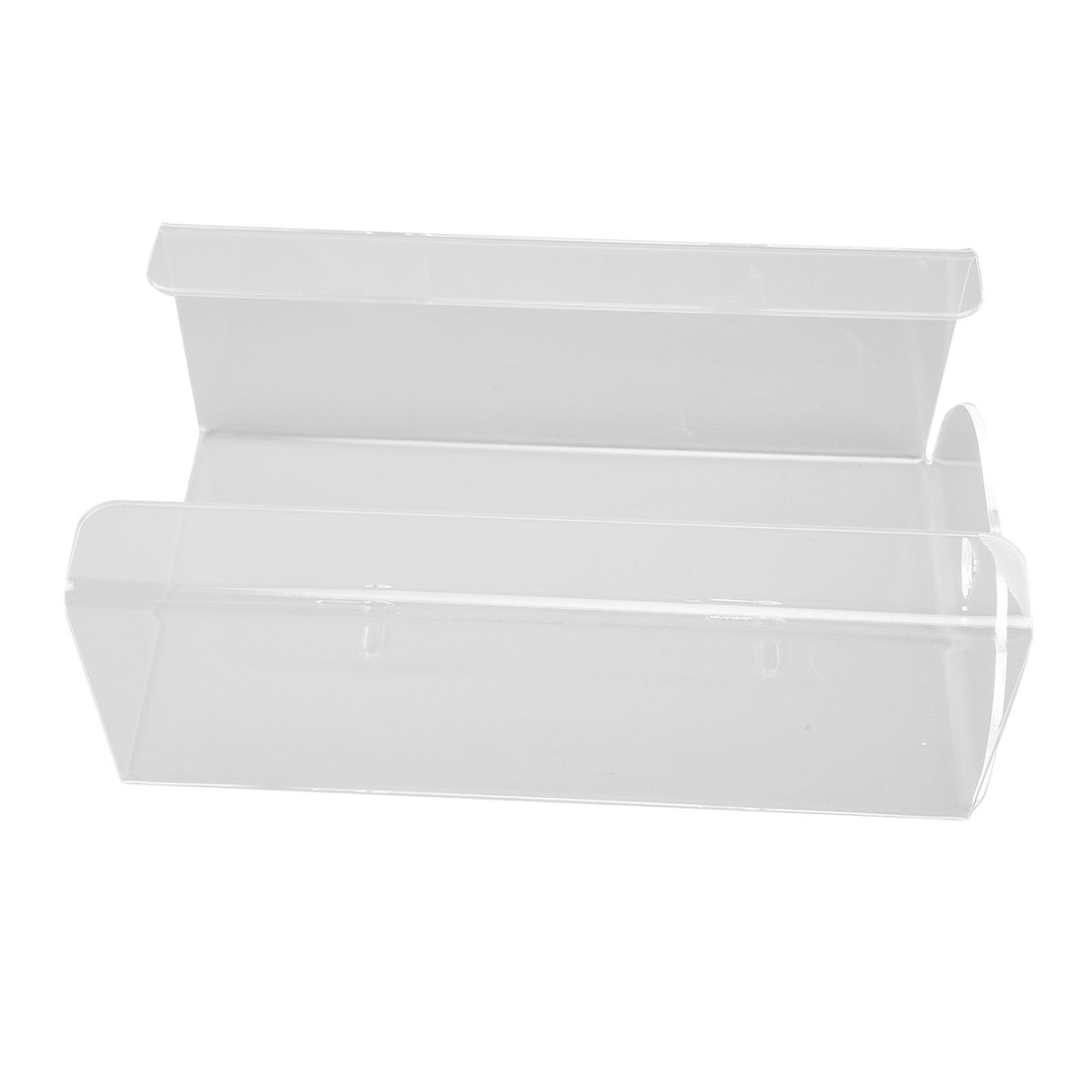 Glove Box Holder Dispenser Wall Mounted Tissue Holder Clear with Adhesive Expansion Screw for Home Kitchen