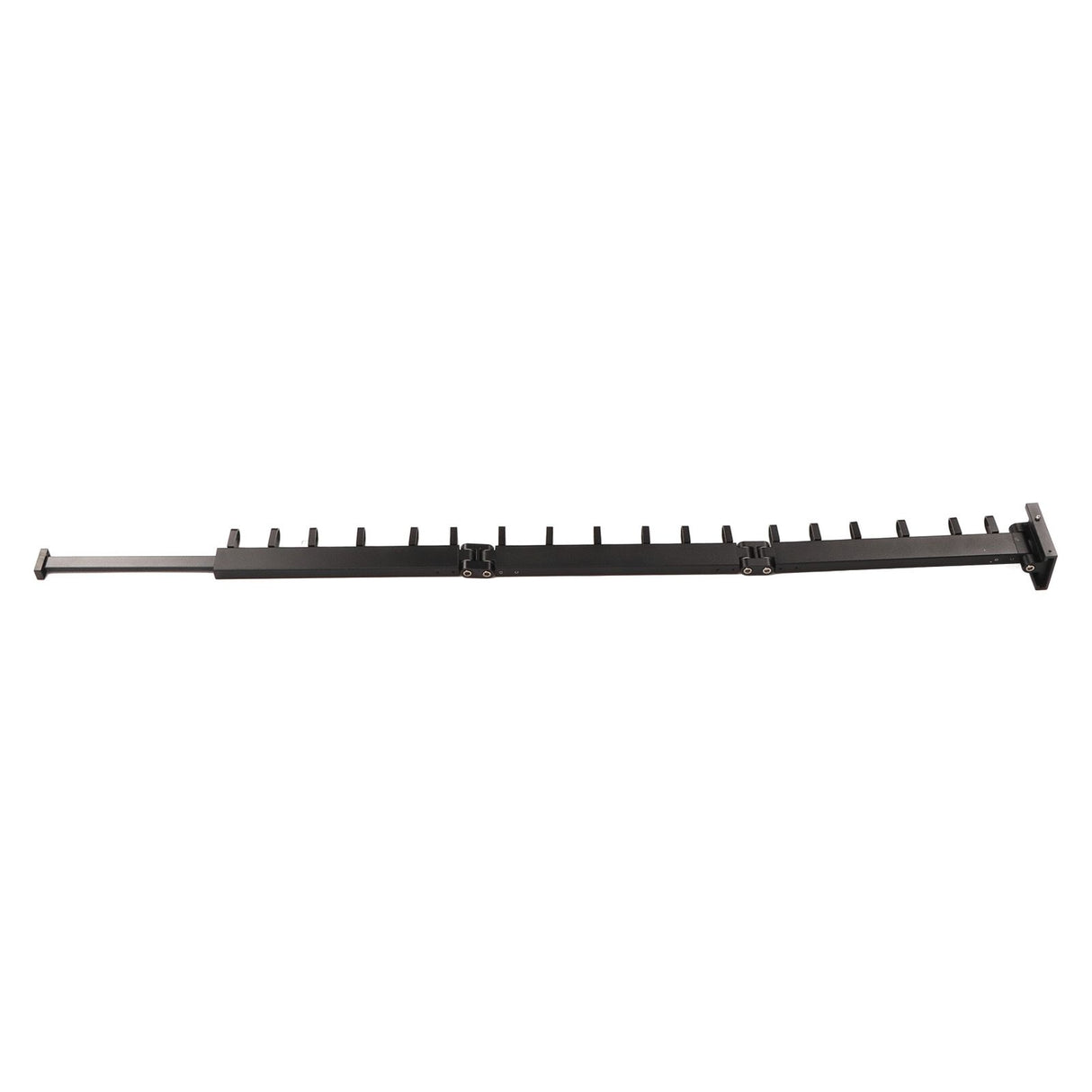 Clothes Hanger Rack Wall Mounted Hole Free Retractable Aluminum Laundry Drying Rack for Indoor Balcony 3 Fold